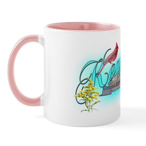 White/Pink Inside - Kentucky Mug