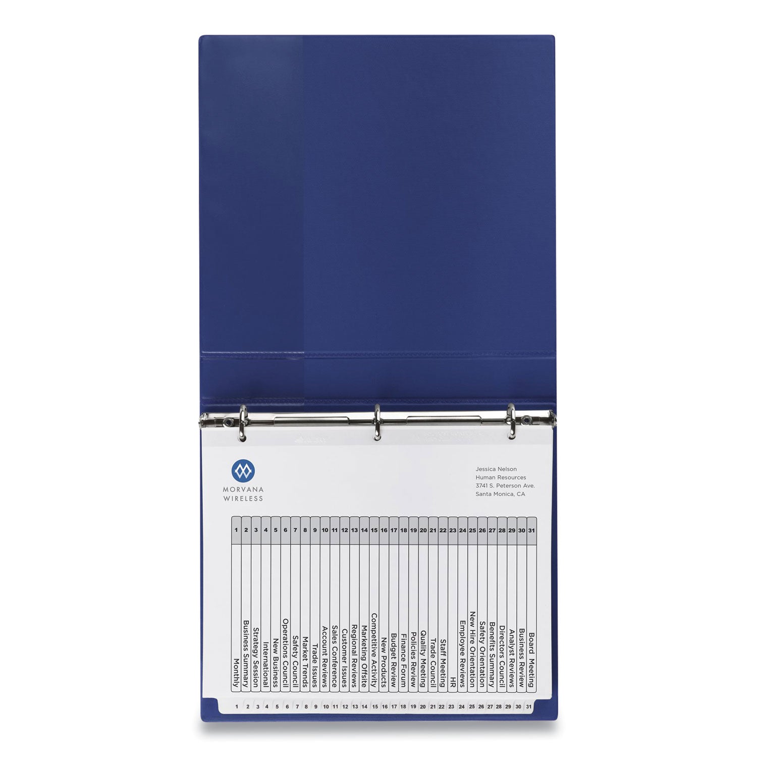 Avery® Customizable Table of Contents Dividers - 31 Tab Index Set, 1-31, 11