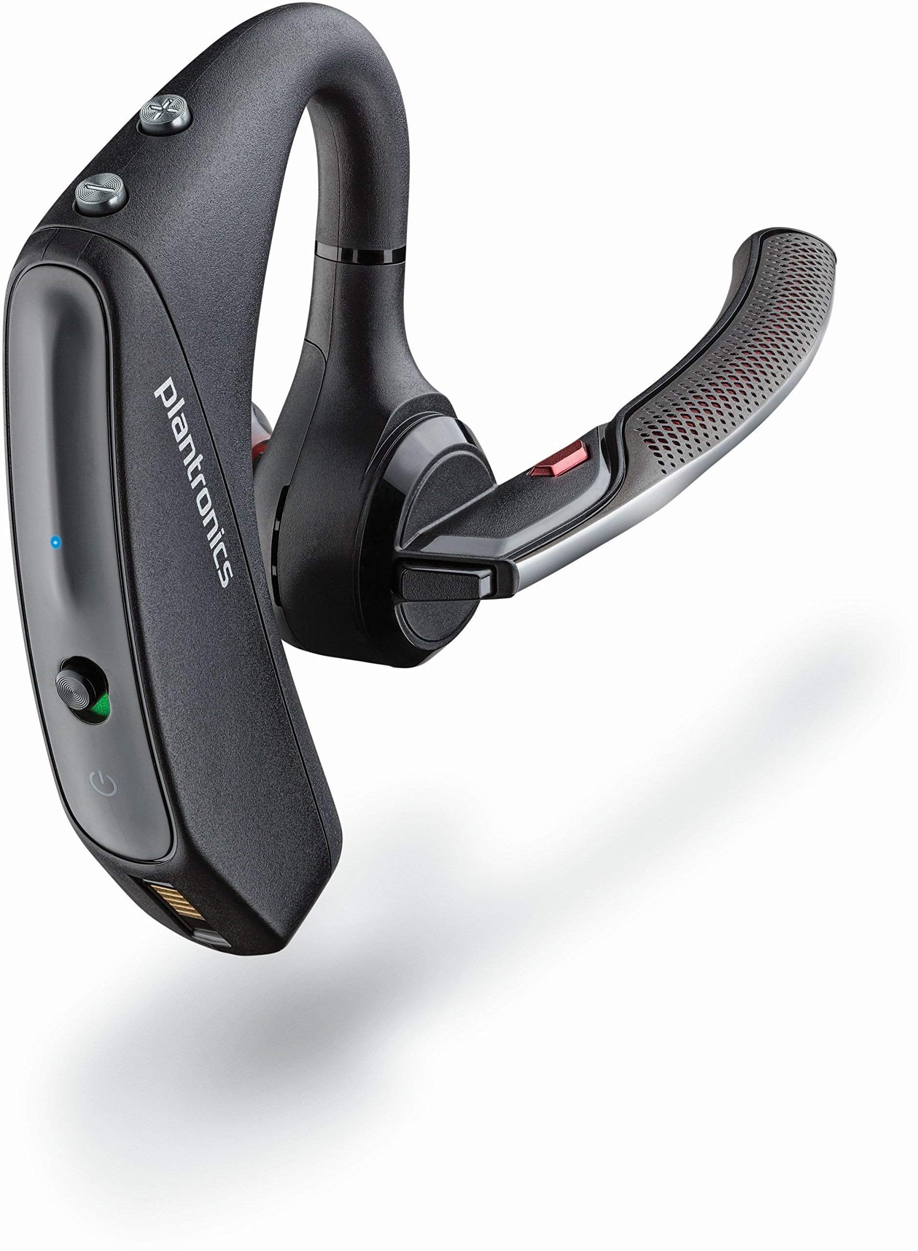 Plantronics Voyager 5200 Bluetooth Headset - Certified Refurbished | Noise Cancelling Wireless Earpiece for Business Calls & Office Use