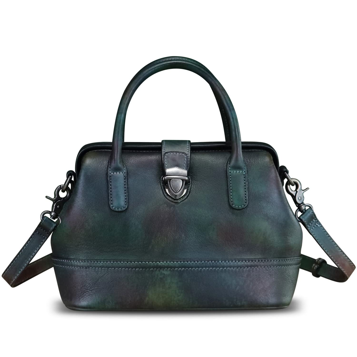 Genuine Leather Purses & Handbags for Women - Vintage Handmade Real Leather Shoulder Bag, Crossbody Satchel with Adjustable Strap | Perfect for Work, Travel & Everyday Use