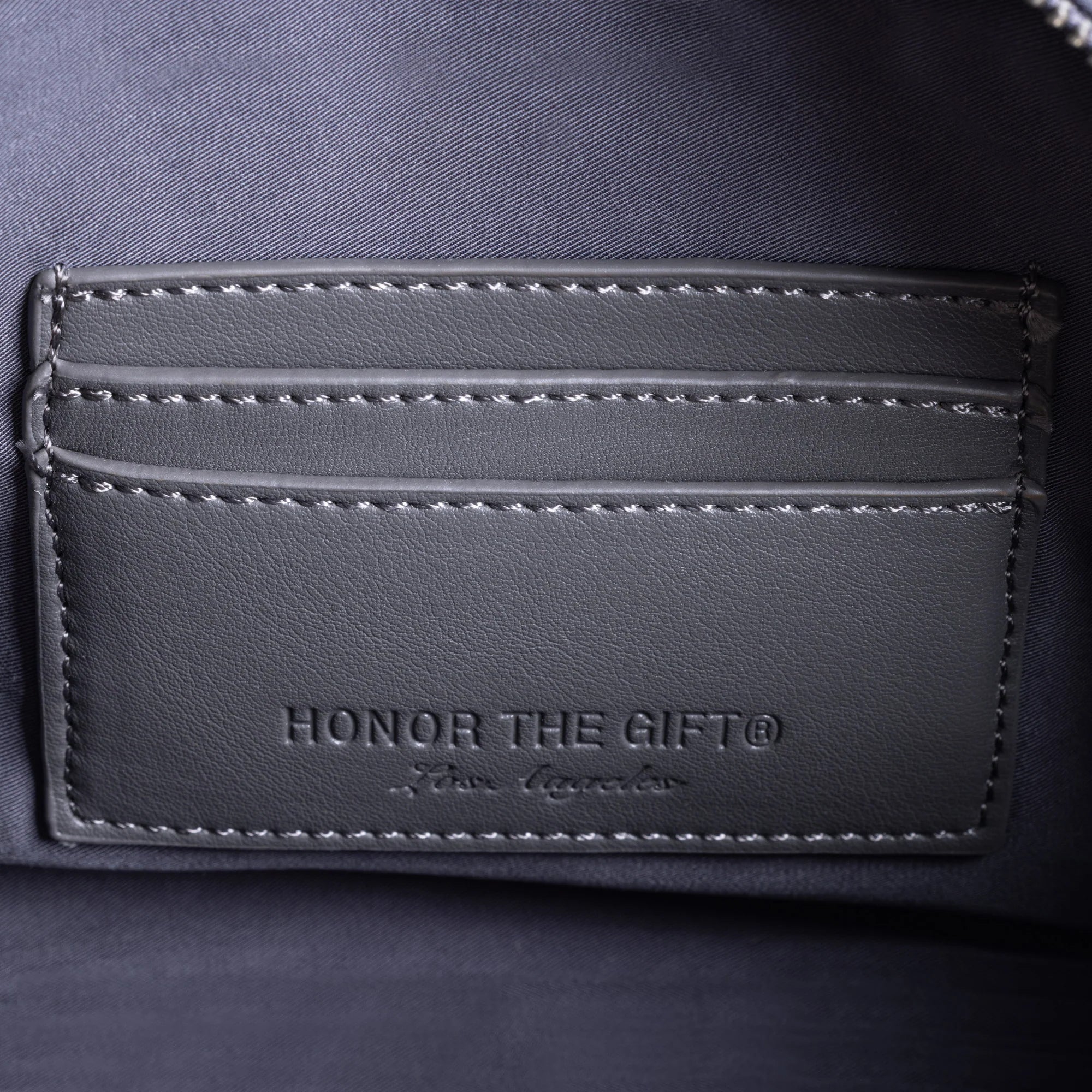 Honor The Gift HTG Side Bag - Dark Grey Crossbody Bag for Men & Women | Perfect for Travel, Gym & Everyday Use