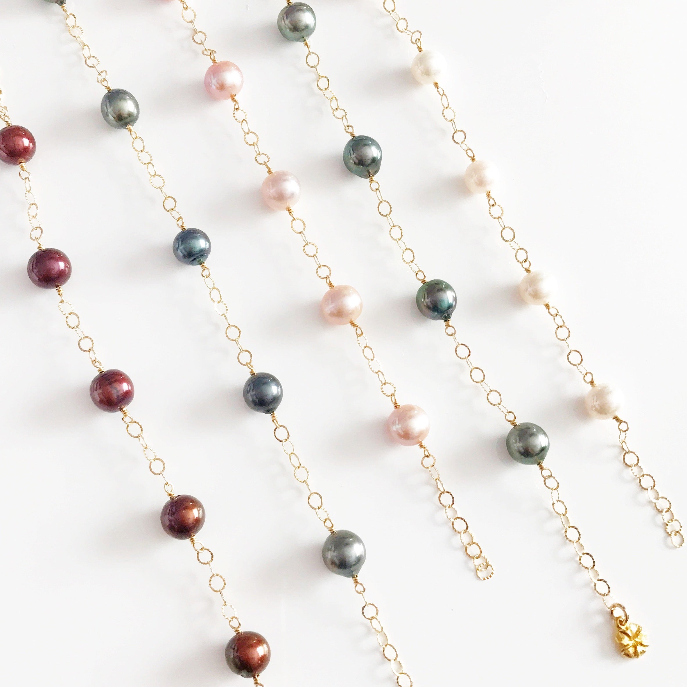 LEILANI White Pearl Bracelet (B360) - Elegant Jewelry for Women, Perfect for Weddings, Parties & Everyday Wear