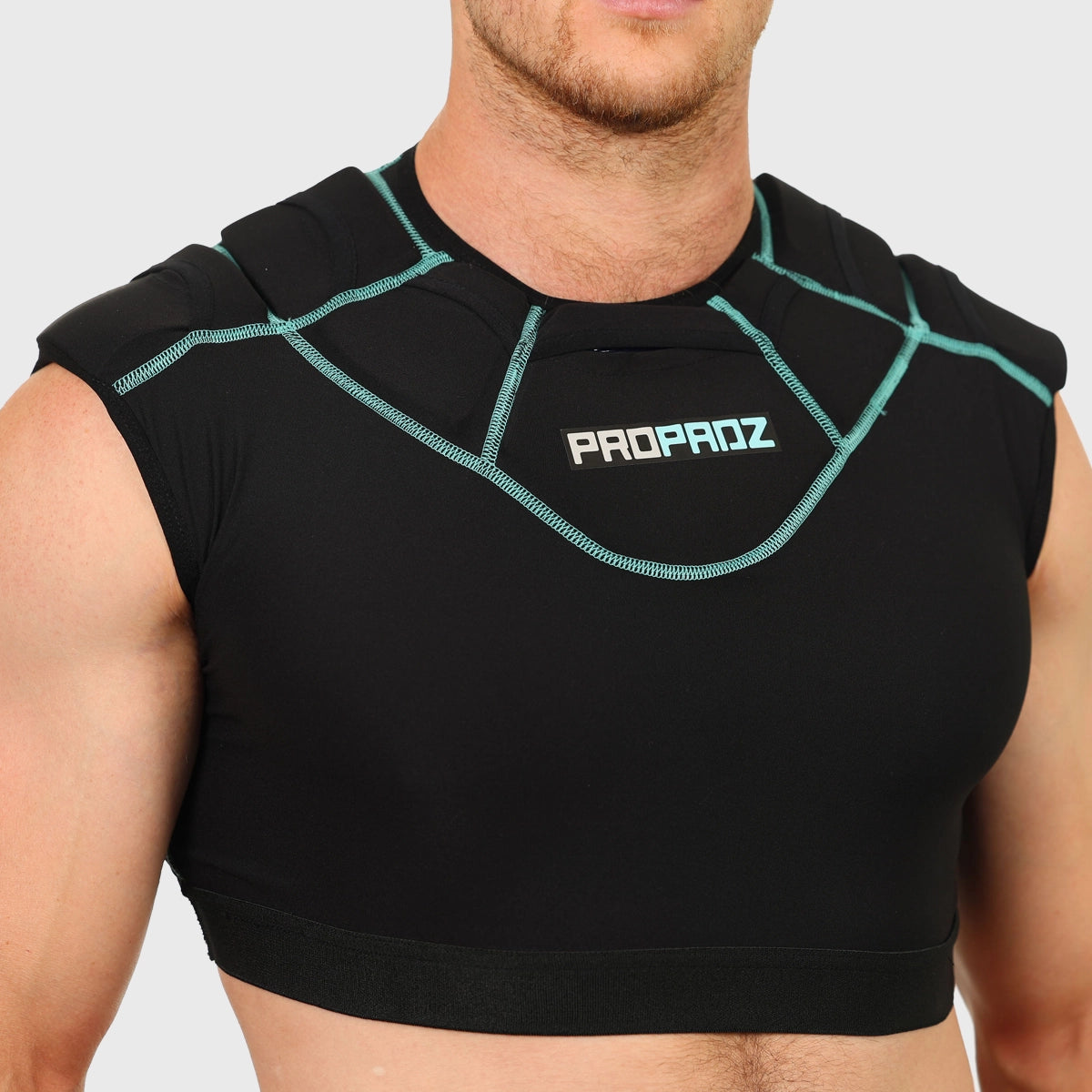 Propadz Gel Rugby Shoulder Pads - Shock Absorbing Protective Gear for Rugby Players - Perfect for Training, Matches & Contact Sports