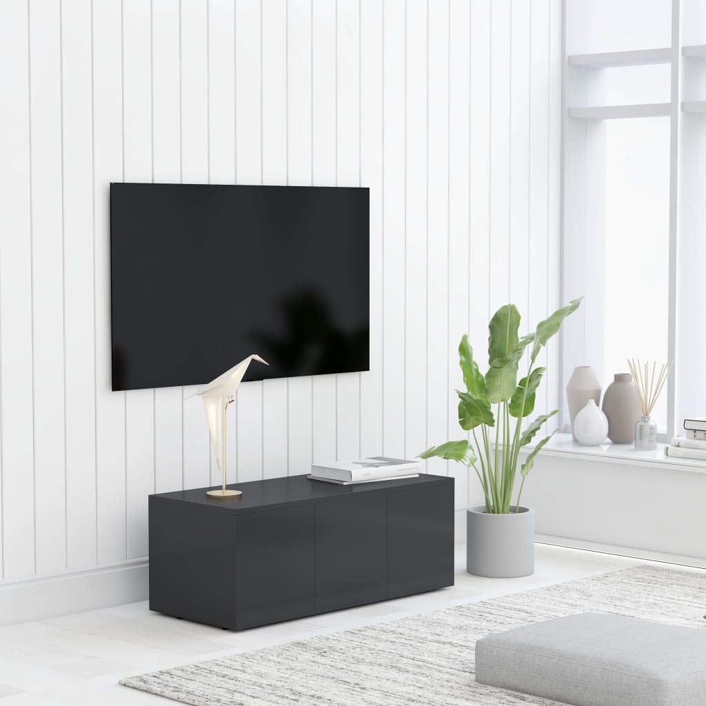 vidaXL TV Stand with Bookshelf - 31.5