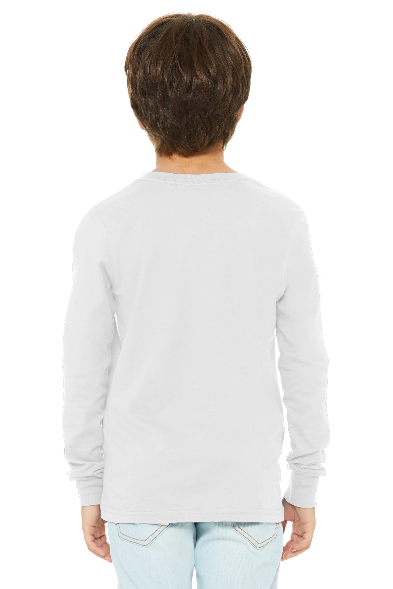 Daxton Youth Long Sleeve Alabama Basic T-Shirt - Soft Cotton Crewneck Tee for Boys & Girls - Perfect for School, Sports & Everyday Wear