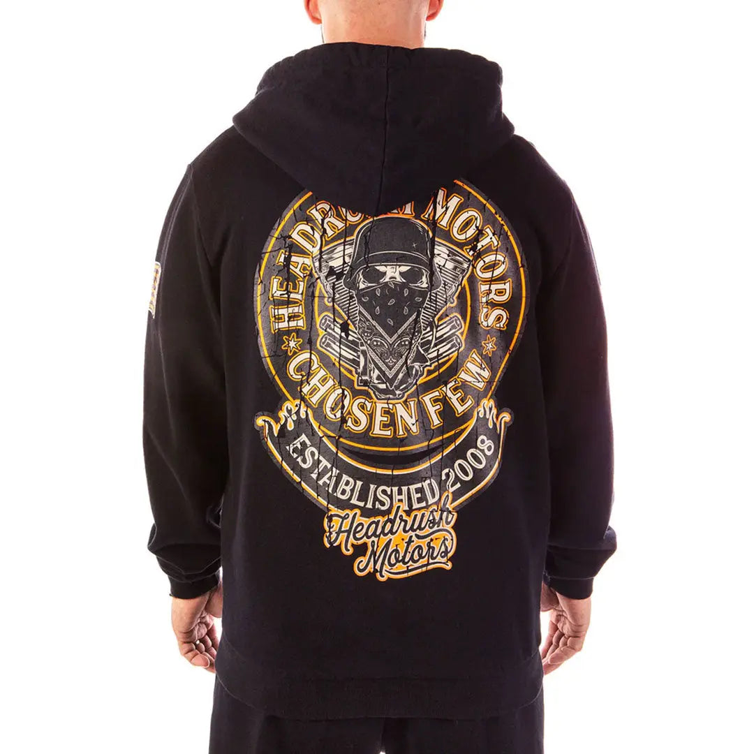 Headrush Men's The Mechanic Zip Up Hoodie - Lightweight Fleece Jacket with Front Pockets for Outdoor Work & Casual Wear