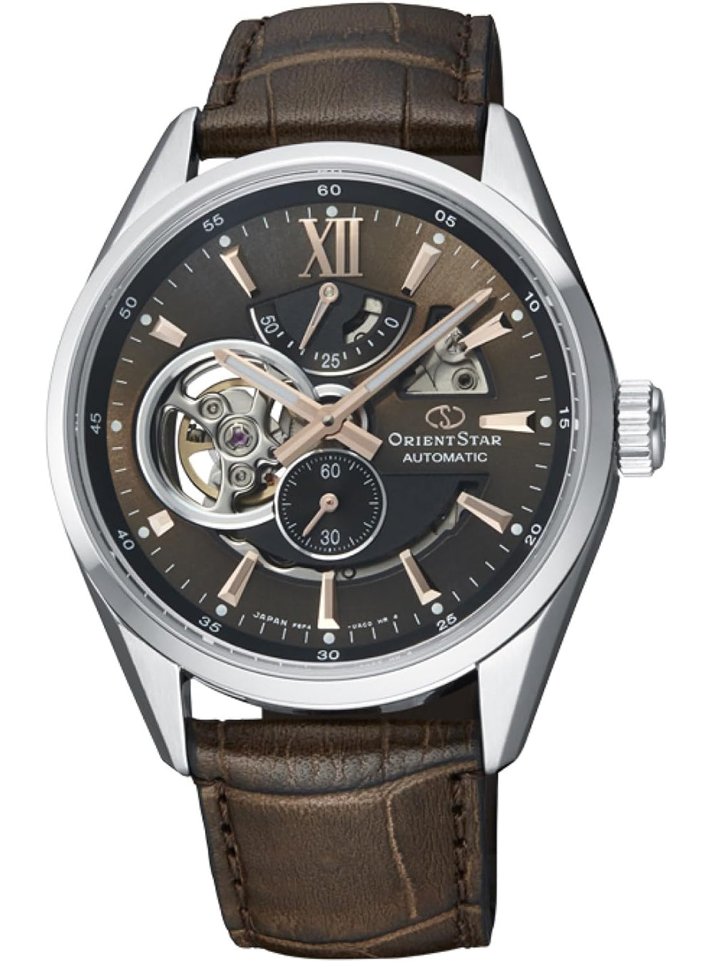 Orient Star Contemporary Modern Skeleton Watch RK-AV0008Y - Japanese Made JDM Automatic Timepiece for Men | Perfect for Business, Formal & Luxury Occasions