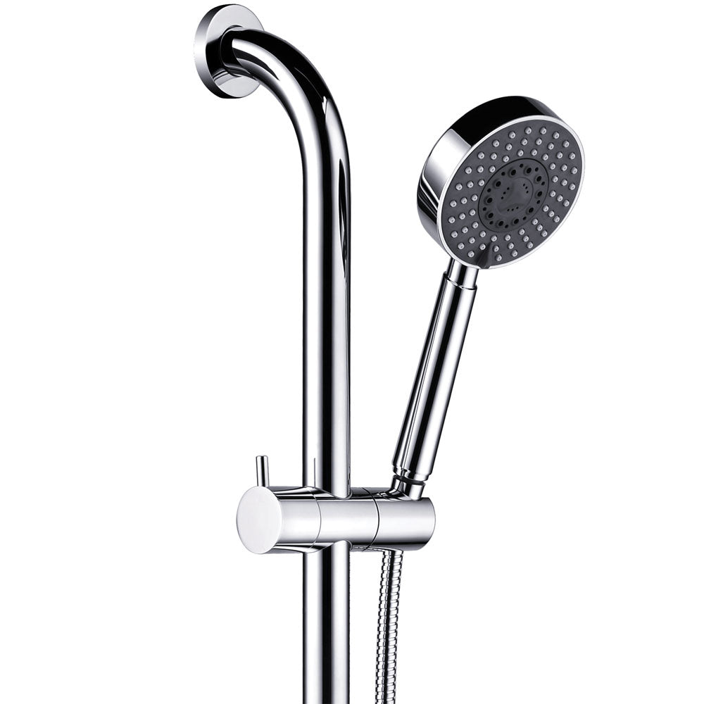 Fienza 444112 Stella Care Chrome Rail Shower - Modern Bathroom Shower System for Spa-Like Experience at Home, Perfect for Bathroom Renovation and Luxury Shower Upgrade