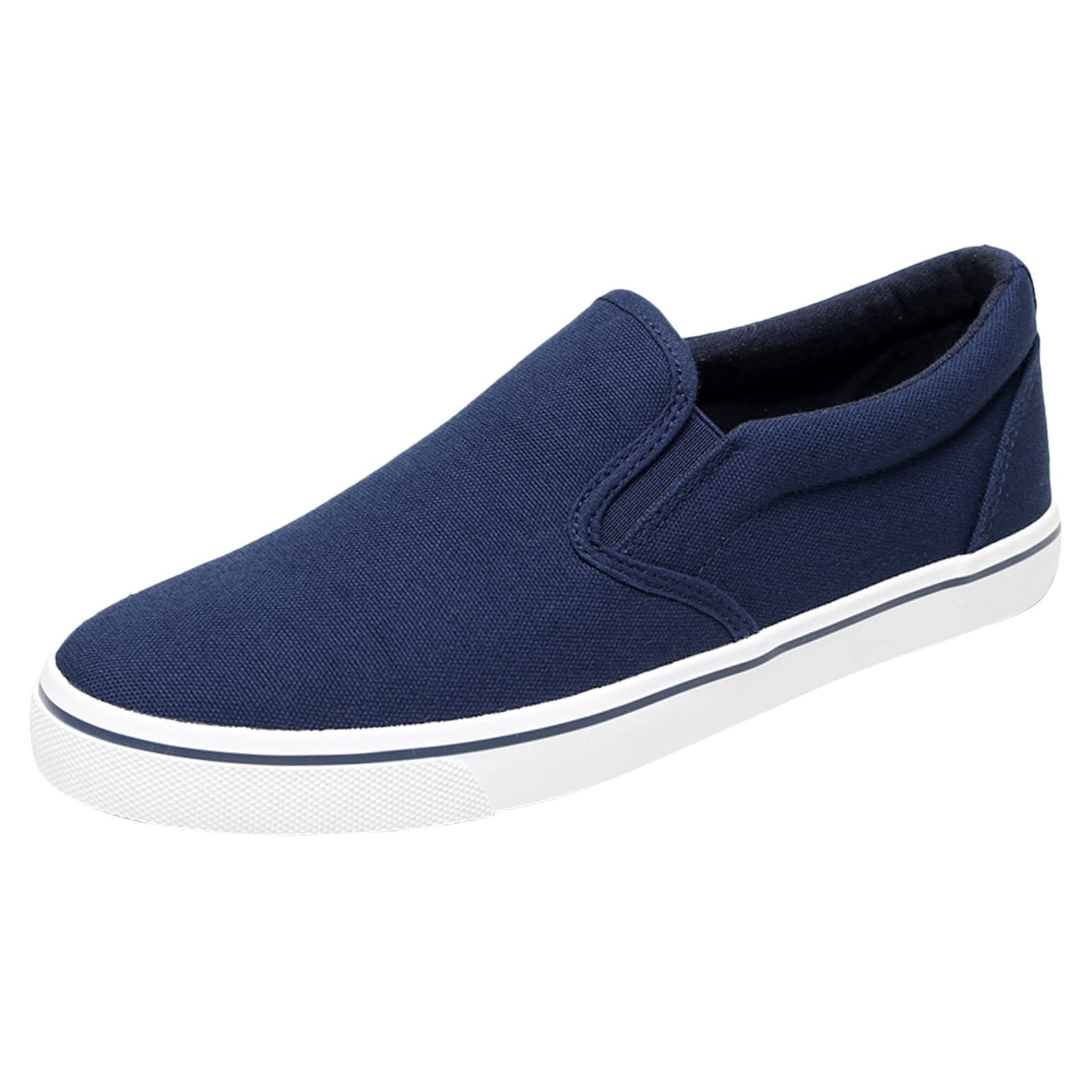 **Men's Slip-On Casual Shoes - Lightweight Flat Work Shoes for Comfort & Style | Perfect for Office, Walking & Daily Wear**
