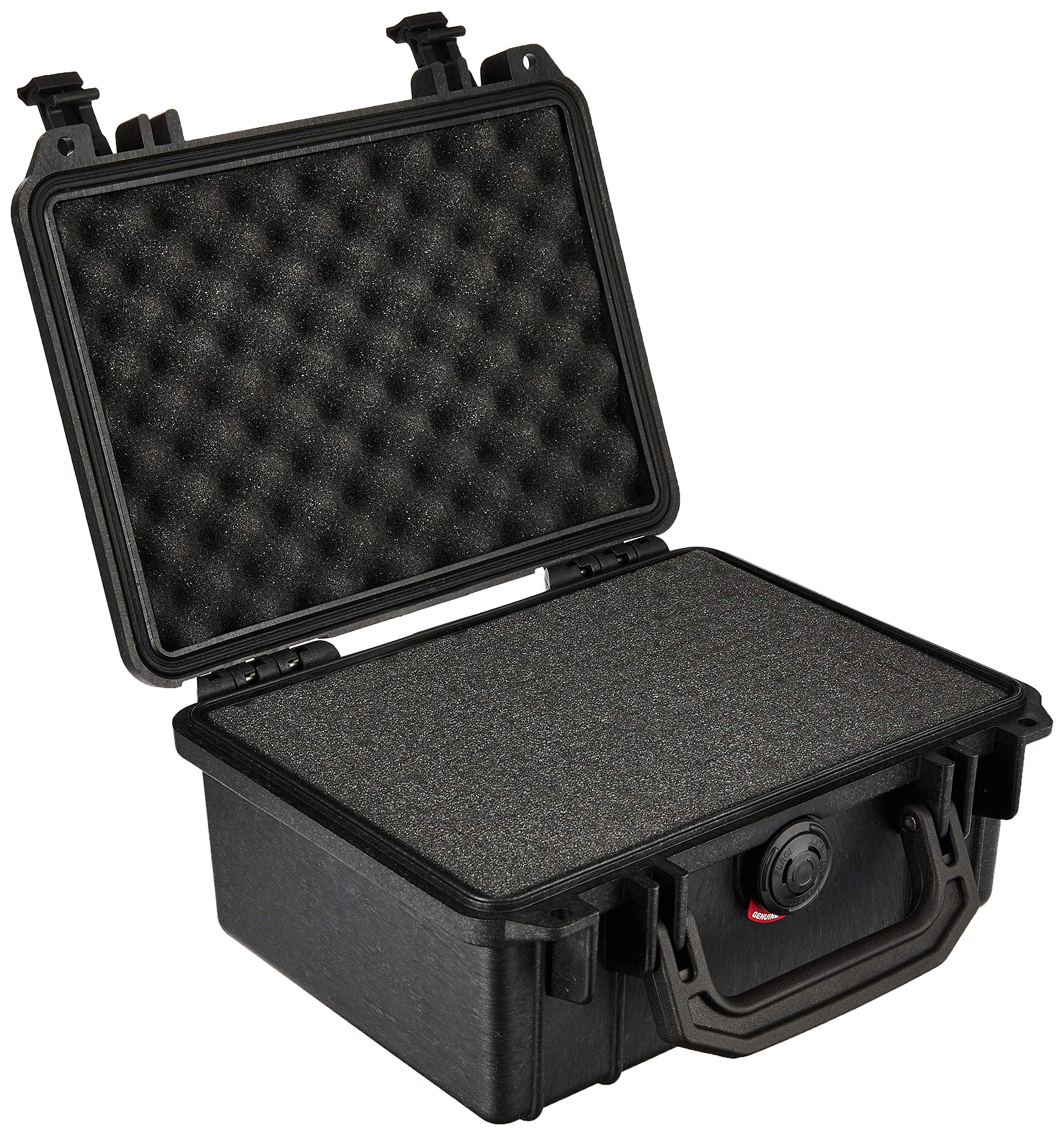 Pelican 1150 Waterproof Camera Case with Customizable Foam Insert - Silver & Black Options for DSLR, Mirrorless & Action Camera Protection - Perfect for Travel, Outdoor Adventures & Professional Photography