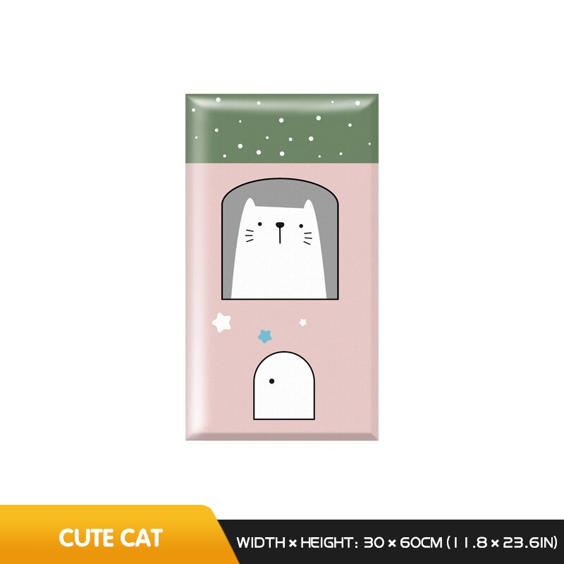 Safe & Soft Snow Animal Wall Decoration for Nursery & Kids Room - Anti-Collision Baby Proofing for Toddler's Bedroom & Playroom Decor