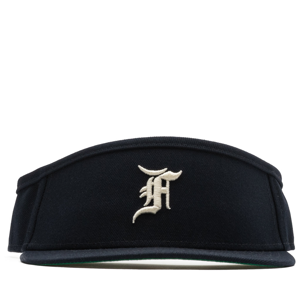 New Era x Fear Of God 59FIFTY Fitted Cap - Navy Blue Snapback Baseball Hat for Men & Women - Perfect for Streetwear, Sports & Casual Outfits