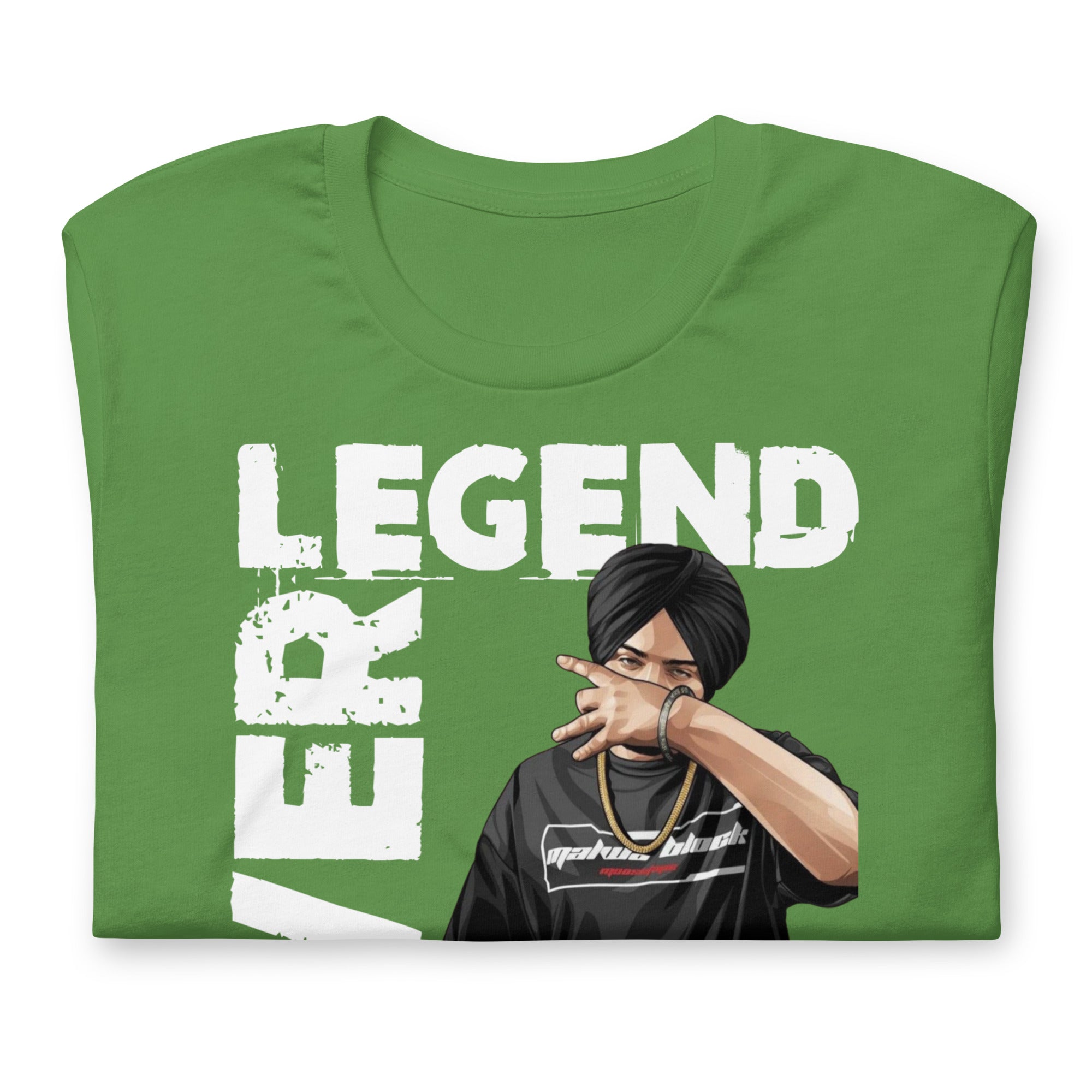Sidhu Moosewala Legends Never Die Unisex T-Shirt - Comfortable Cotton Tee for Men & Women - Perfect for Concerts, Casual Wear & Fan Merchandise