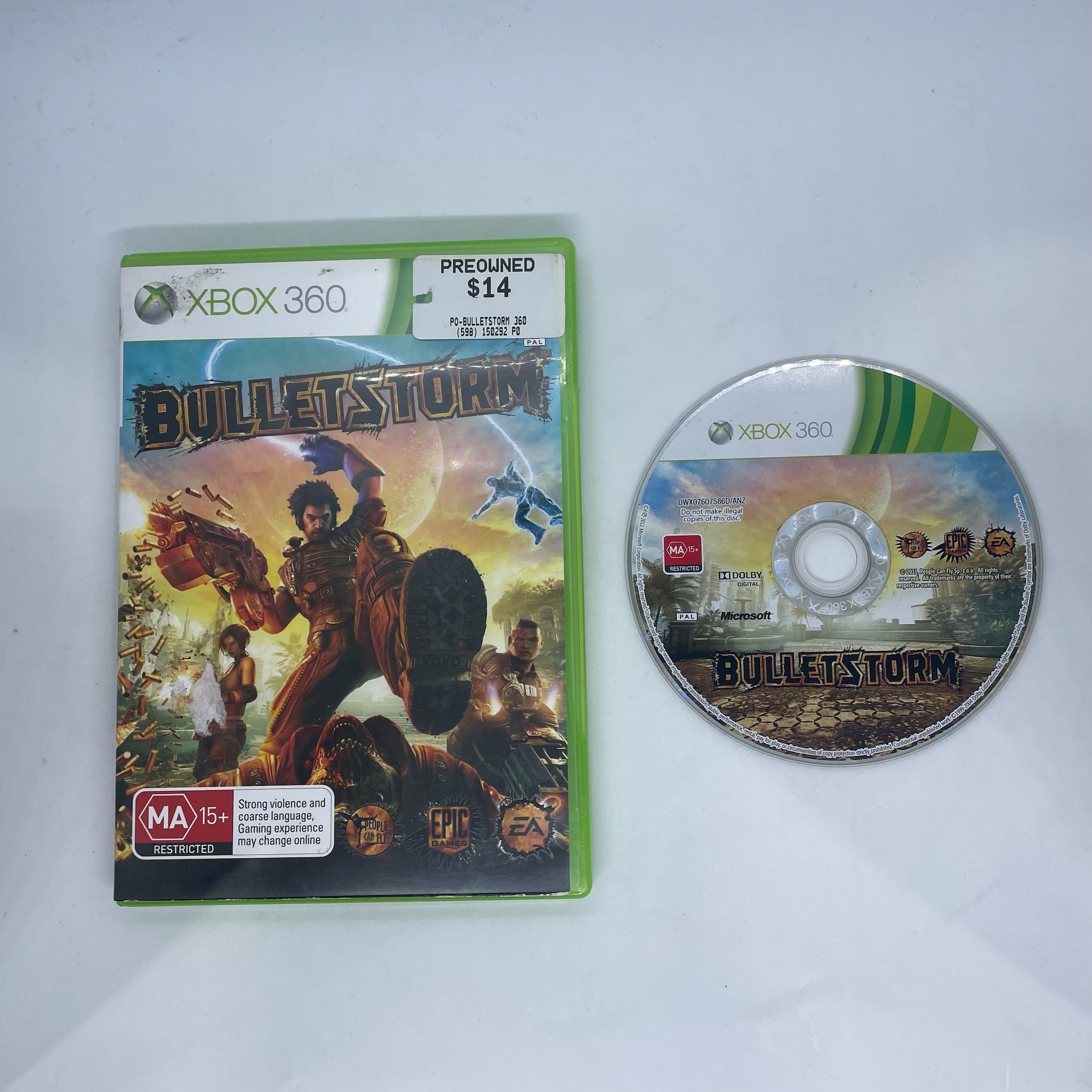 Bulletstorm Xbox 360 Game - PAL Version | Action-Packed First-Person Shooter for Xbox 360 | Perfect for Solo Gaming & Multiplayer Battles