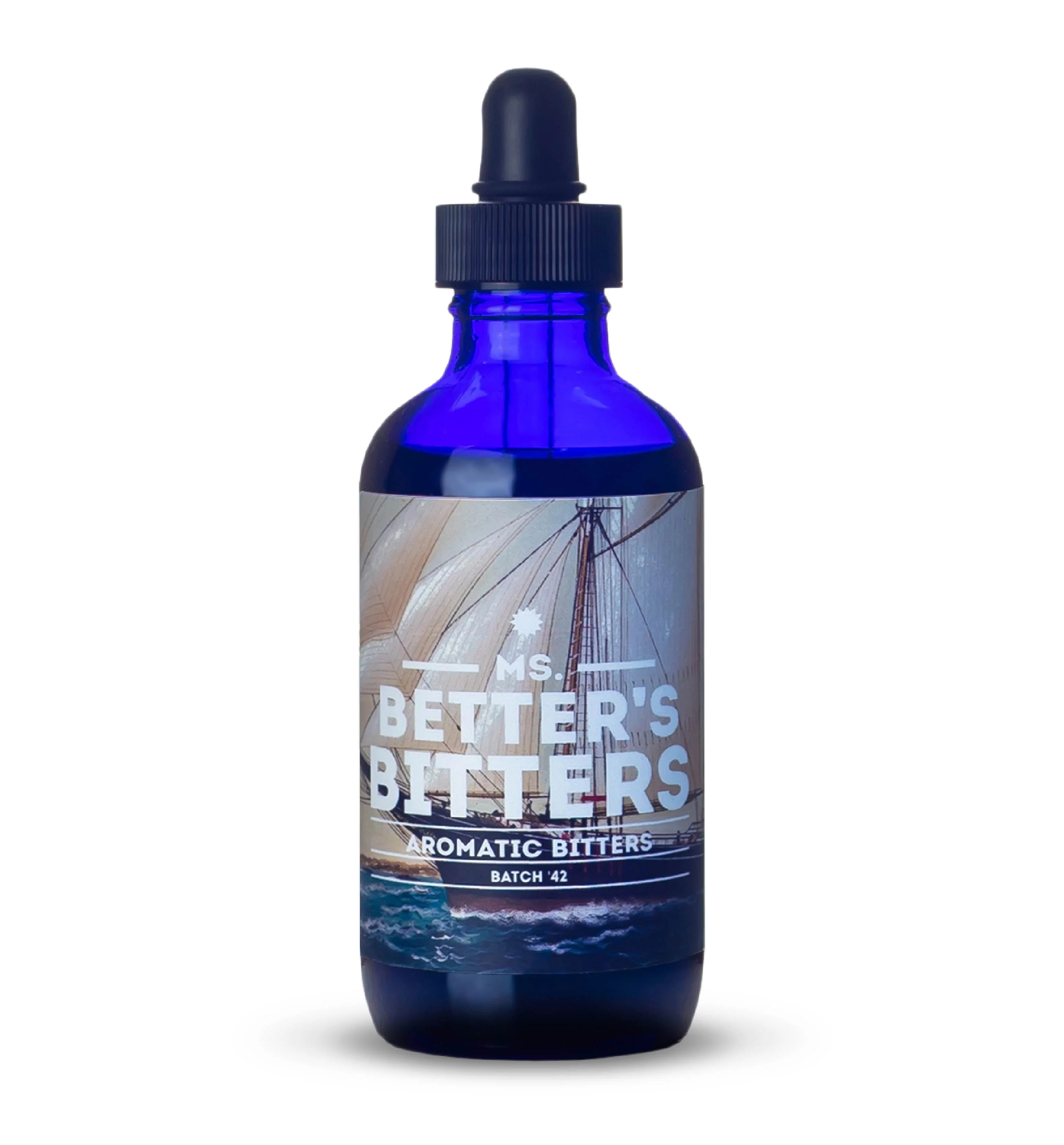 MS. BETTER'S BITTERS Batch 42 Aromatic Cocktail Bitters - 4oz Bottle | Premium Bar Mixology Ingredient for Old Fashioned, Manhattan & Craft Cocktails