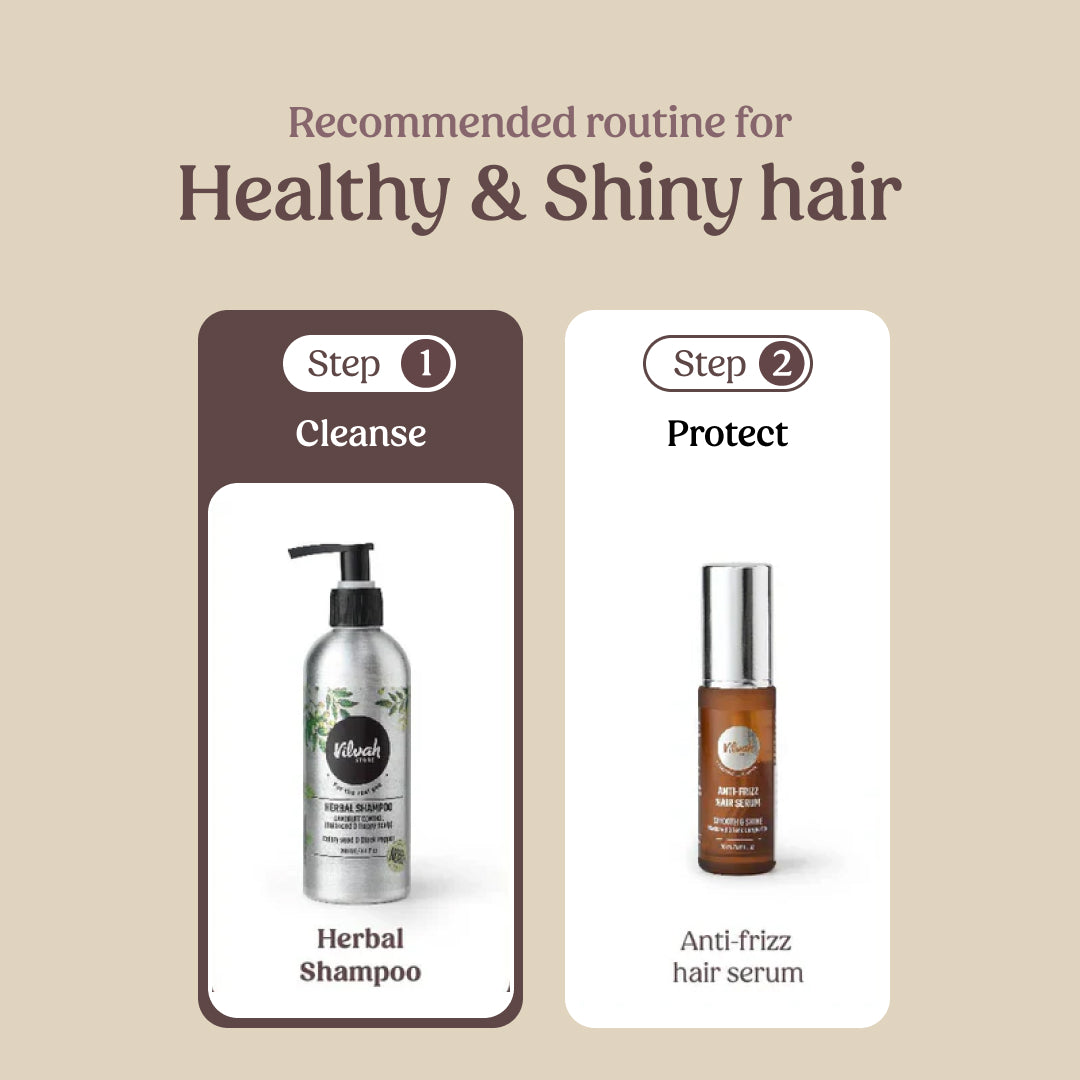 Natural Herbal Shampoo for Dandruff Control & Scalp Care - Sulfate-Free, Anti-Itch Formula for Dry, Flaky Scalp | Perfect for Daily Use & Sensitive Scalp