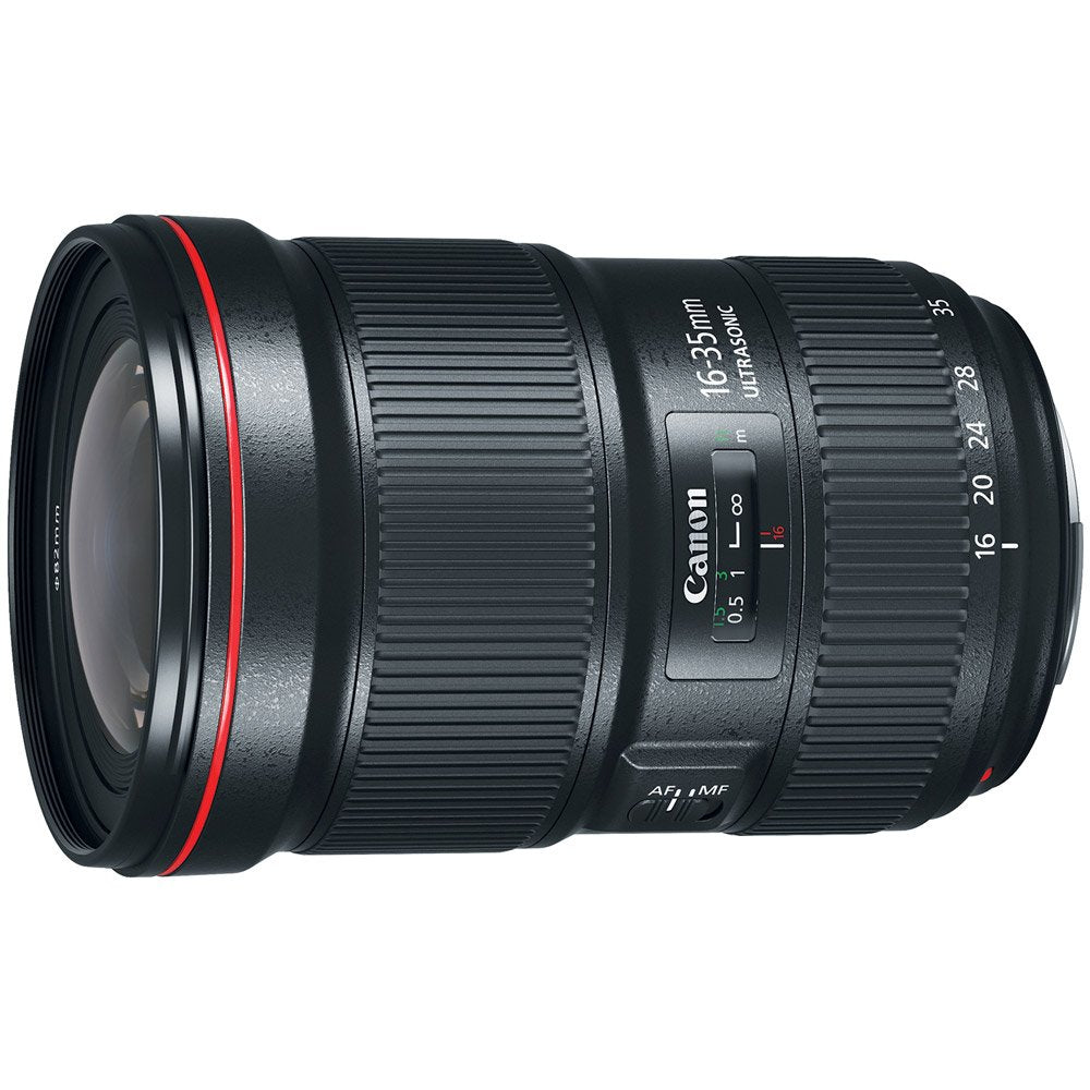 Canon EF 16-35mm f/2.8L III USM Ultra Wide Angle Zoom Lens for Full Frame DSLR Cameras with Vanguard Tripod & 64GB Memory Card Bundle - Perfect for Landscape, Architecture and Travel Photography