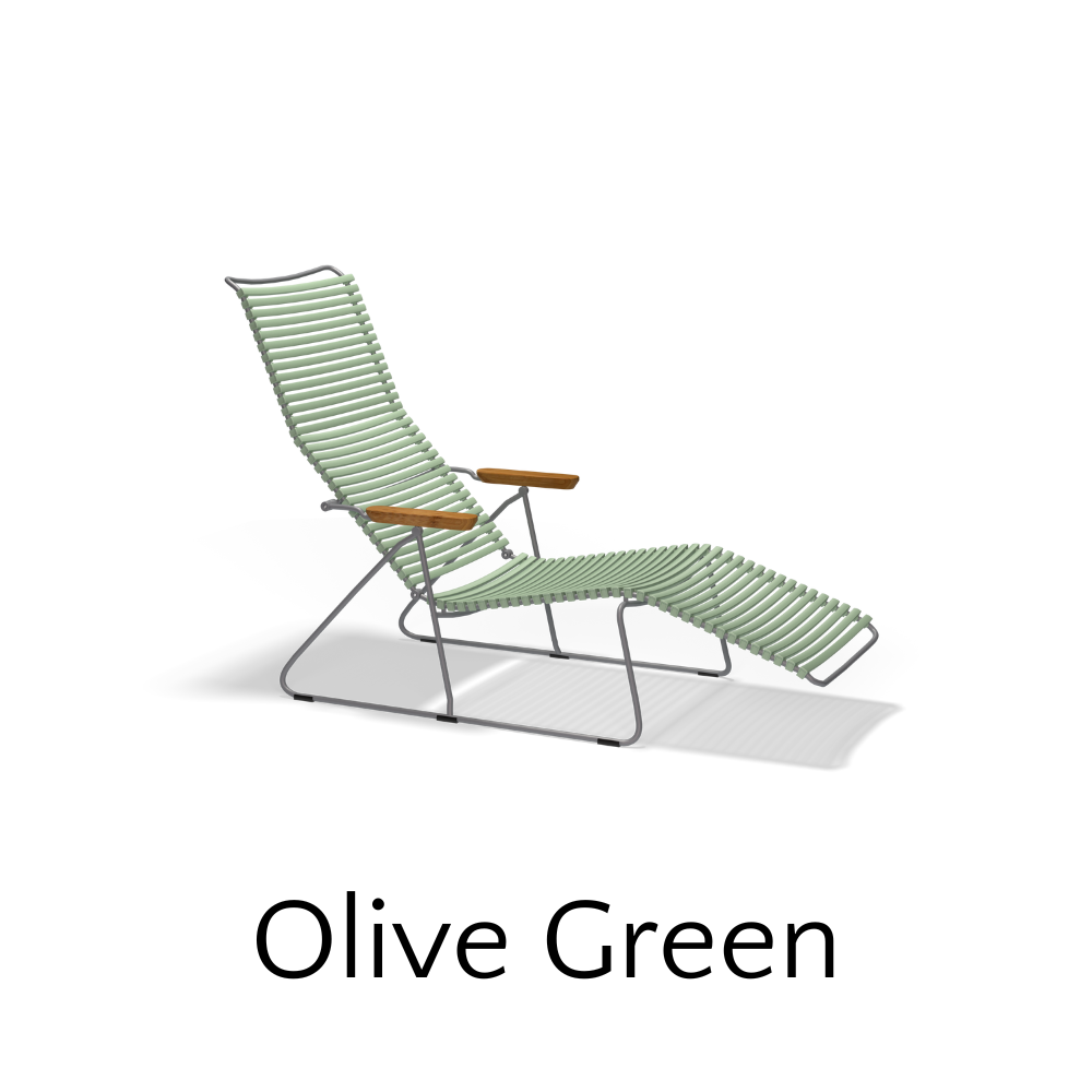 CLICK Premium Sun Lounger - Adjustable Outdoor Chaise Lounge for Pool, Beach & Patio - Comfortable & Durable Sunbathing Chair for Relaxing in Backyard, Garden or Deck