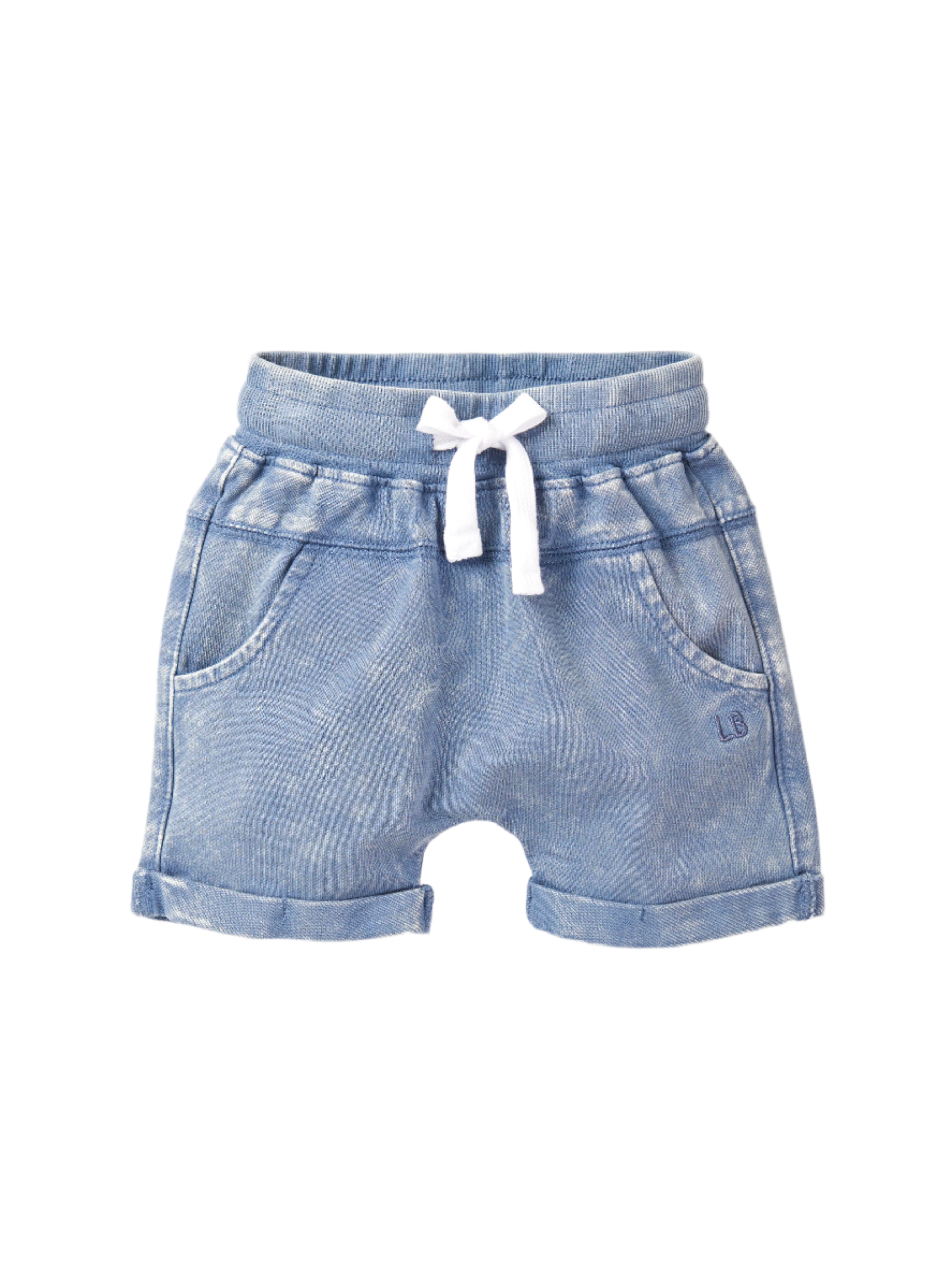 Stylish Harem Shorts in Navy Wash - Comfortable & Trendy Loungewear for Yoga, Travel, and Casual Wear
