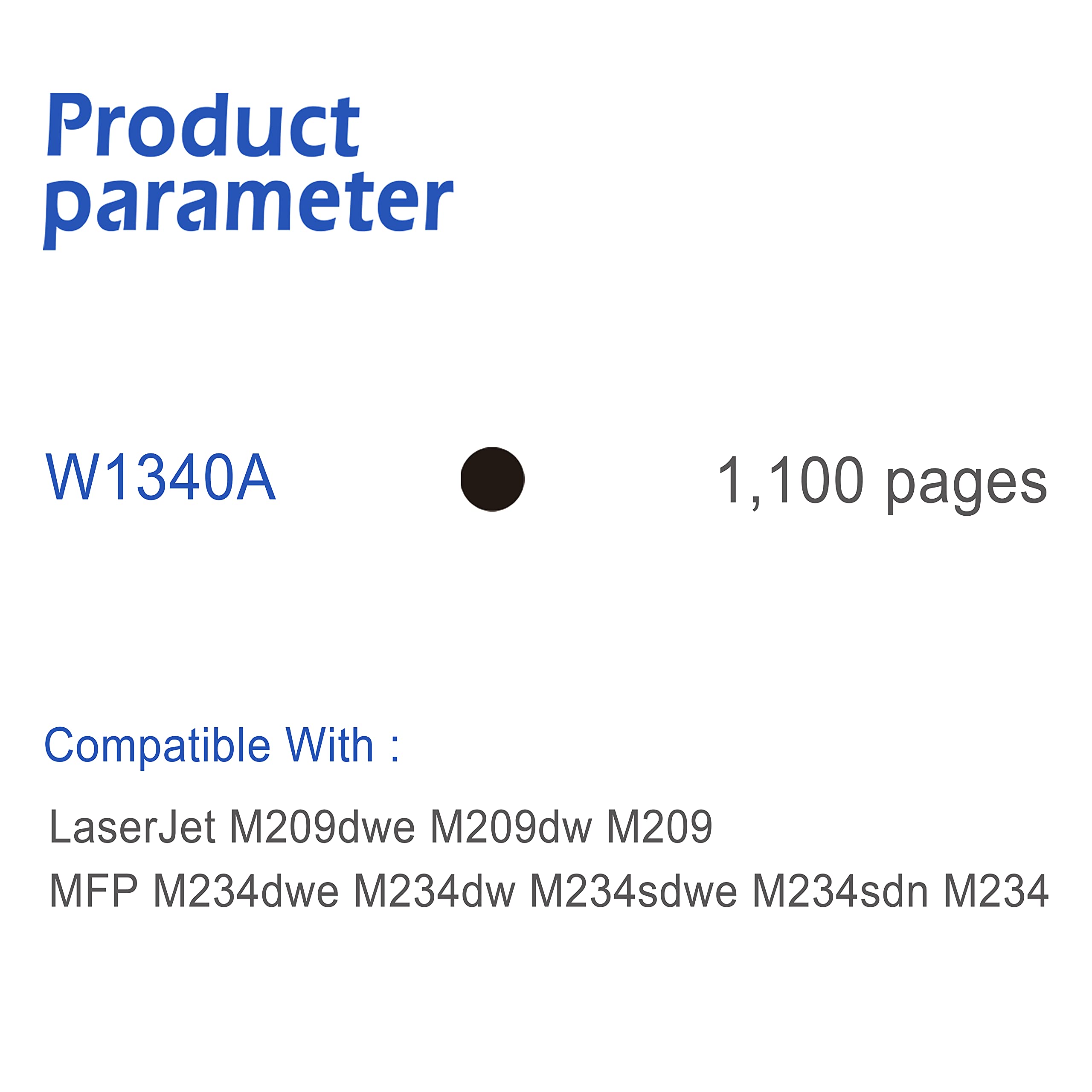 HP 134A Toner Cartridge for M209dwe M211d M233 Printers - Office Use