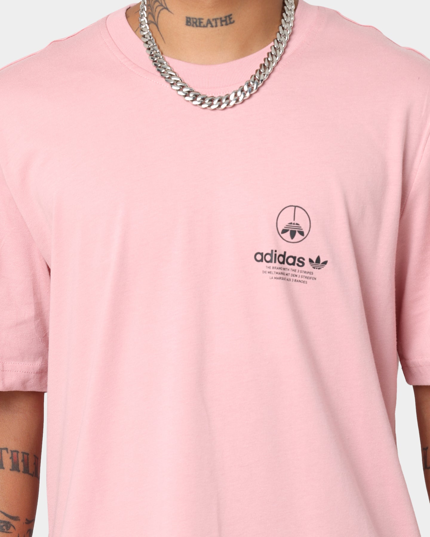 Adidas Graphics United T-Shirt for Men & Women - Wonder Mauve Cotton Tee - Casual Wear, Street Style, Gym & Everyday Outfits