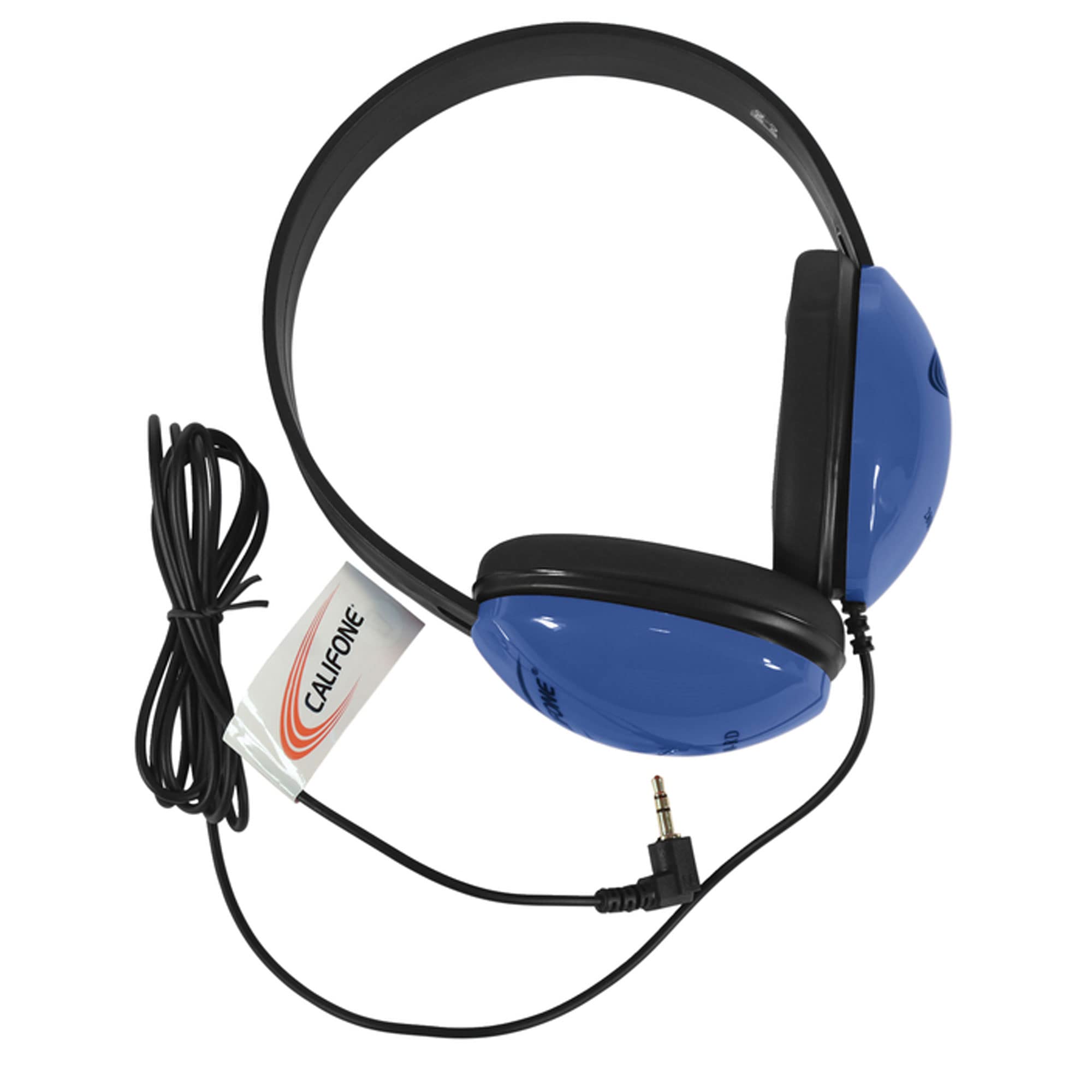 CALIFONE INTERNATIONAL Stereo Headphones for Kids - 3 Pack, Durable School Headphones with Volume Control, Perfect for Classroom, Library & Online Learning