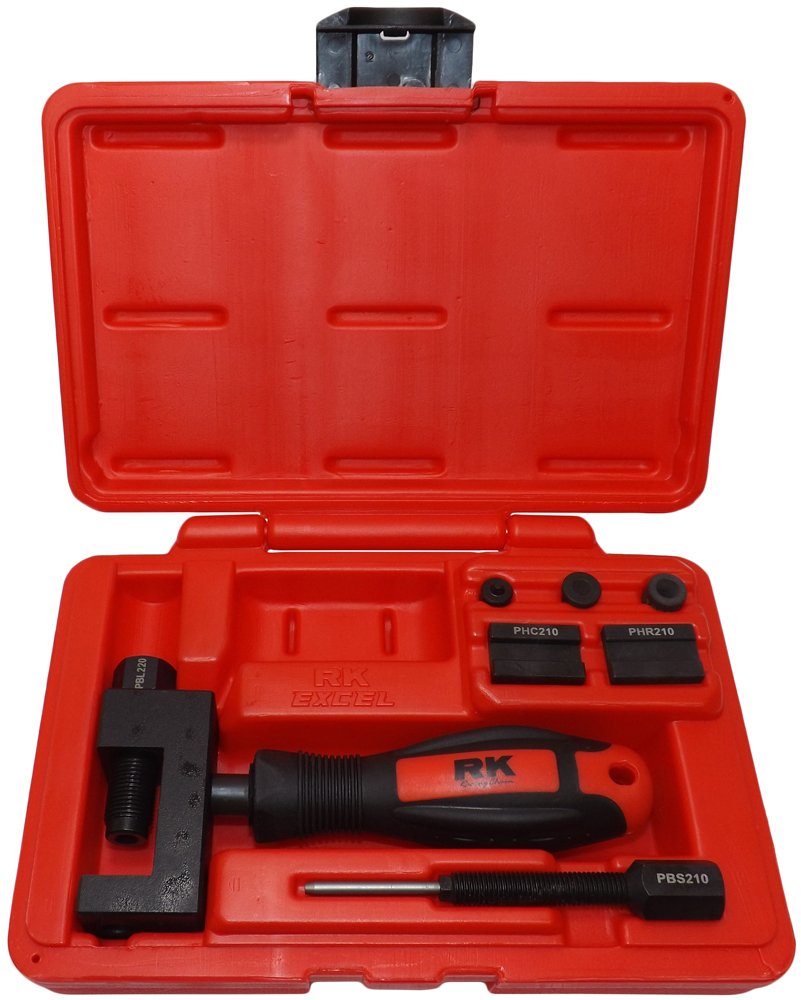RK Racing Chain UCT2100 Universal Motorcycle Chain Tool Kit - Professional Bike Chain Breaker & Riveter for Dirt Bikes, ATVs, Scooters - Perfect for Road Trips & Off-Road Adventures