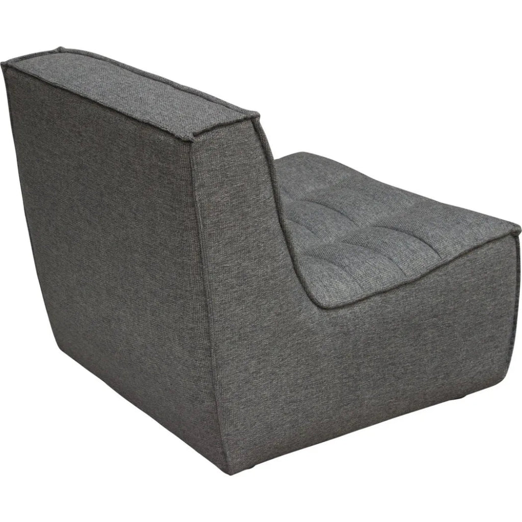 3-Piece Corner Modular Sectional Sofa in Grey - Modern L-Shaped Couch for Living Room, Lounge & Family Room