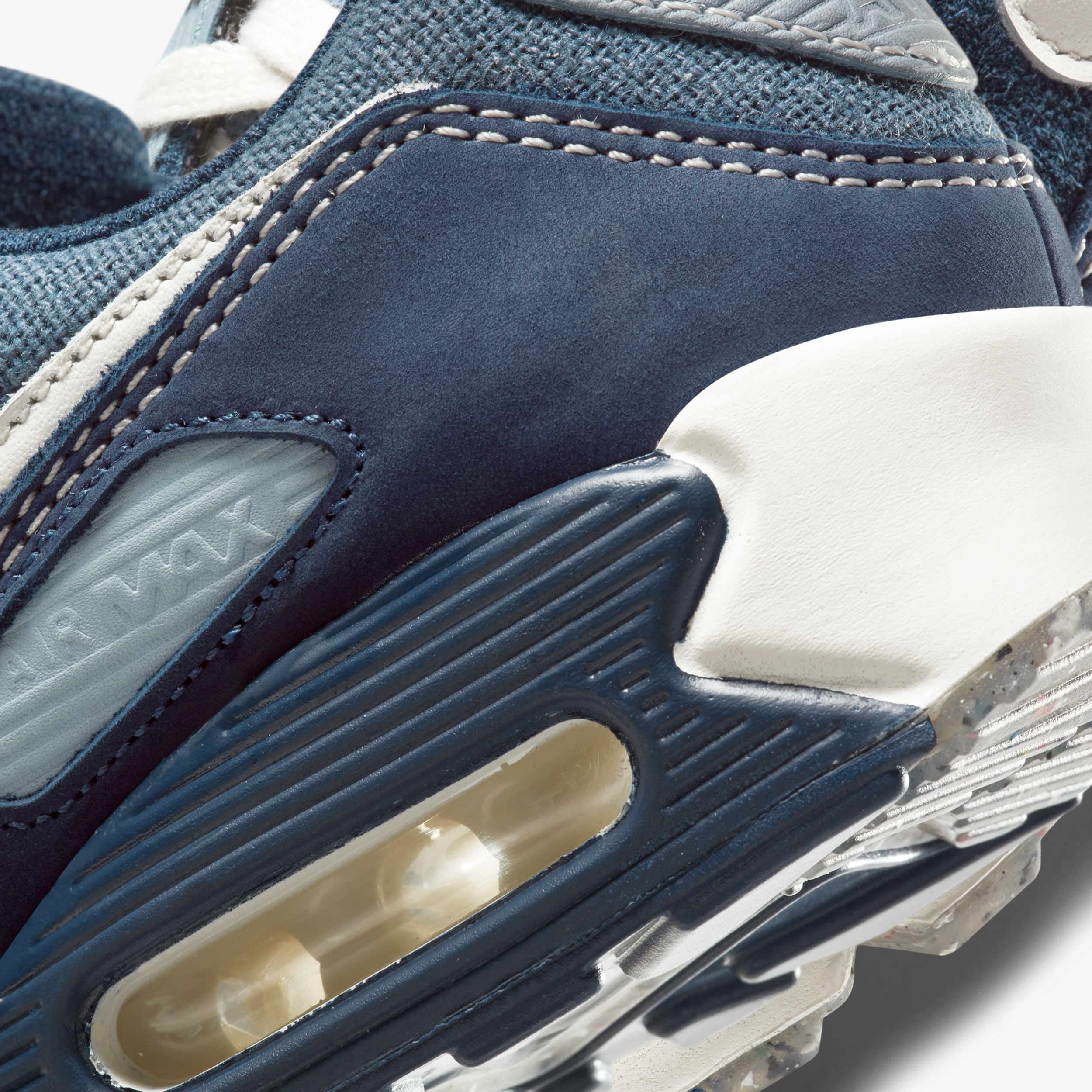 Nike Air Max 90 Denim Cork Sneakers - Diffused Blue & White Retro Running Shoes for Men & Women | Perfect for Casual Wear, Street Style & Gym Workouts