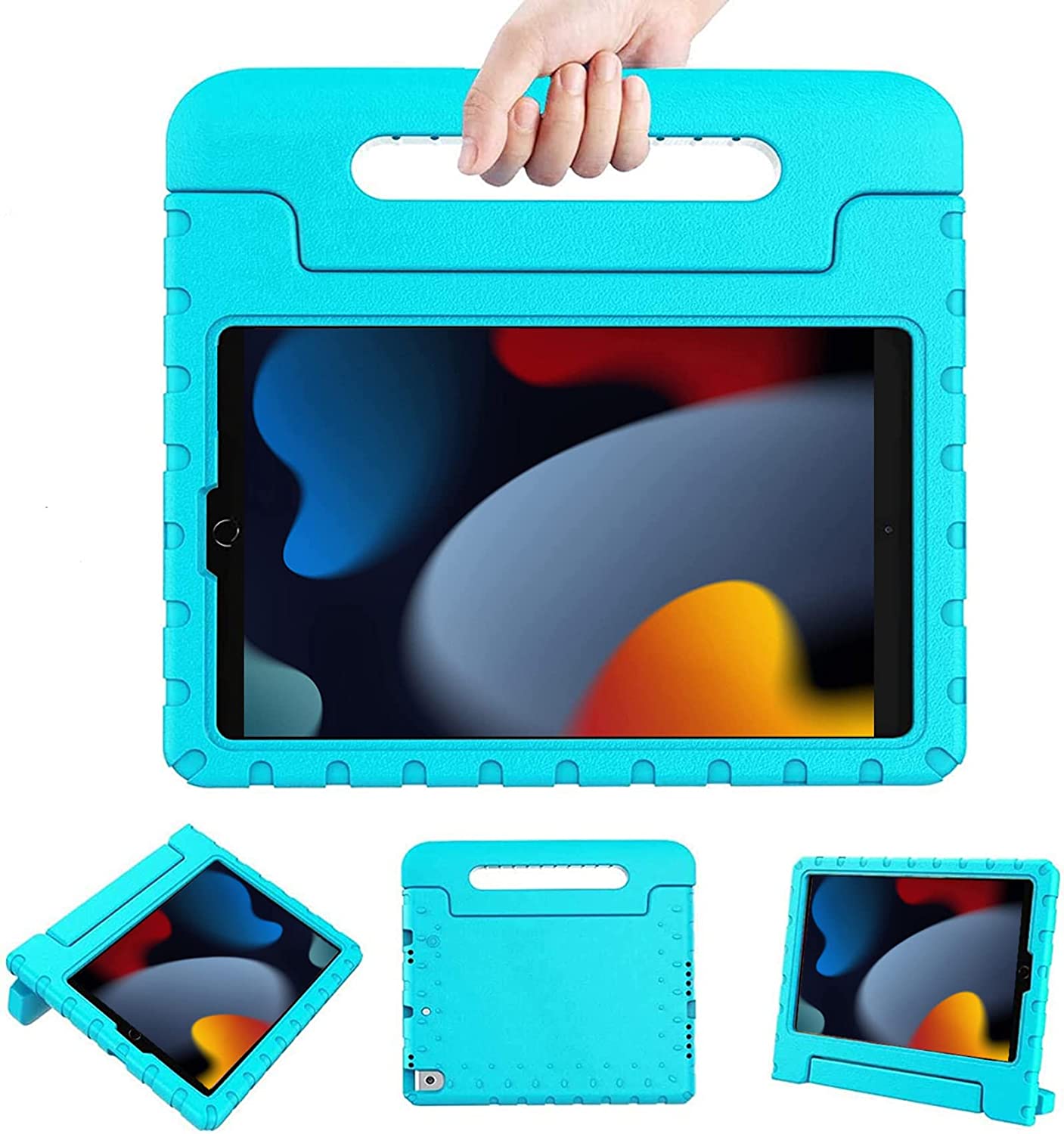Premium Shockproof iPad Case for iPad 9th/8th/7th Generation (10.2 Inch) - Slim Protective Cover with Auto Sleep/Wake - Perfect for Work, School & Travel - Blue