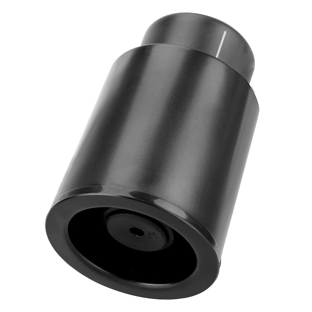 Premium Black ABS Vacuum Wine Bottle Stopper - Push Style Cork for Wine Preservation & Storage | Ideal for Bars, Restaurants, and Home Wine Enthusiasts
