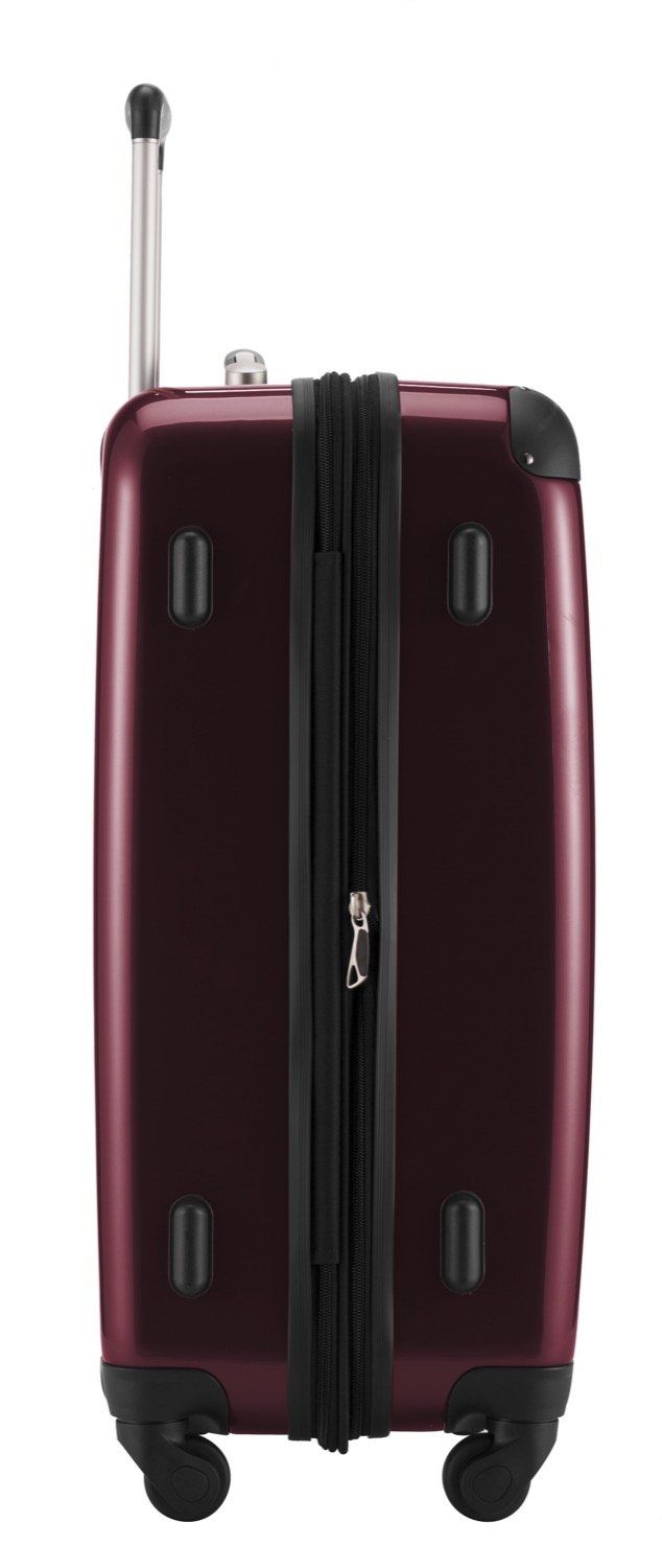 Premium Hauptstadtkoffer 3-Piece Luggage Set - Durable Burgundy Spinner Suitcase for Travel with TSA Lock | Business Trips & Family Vacations