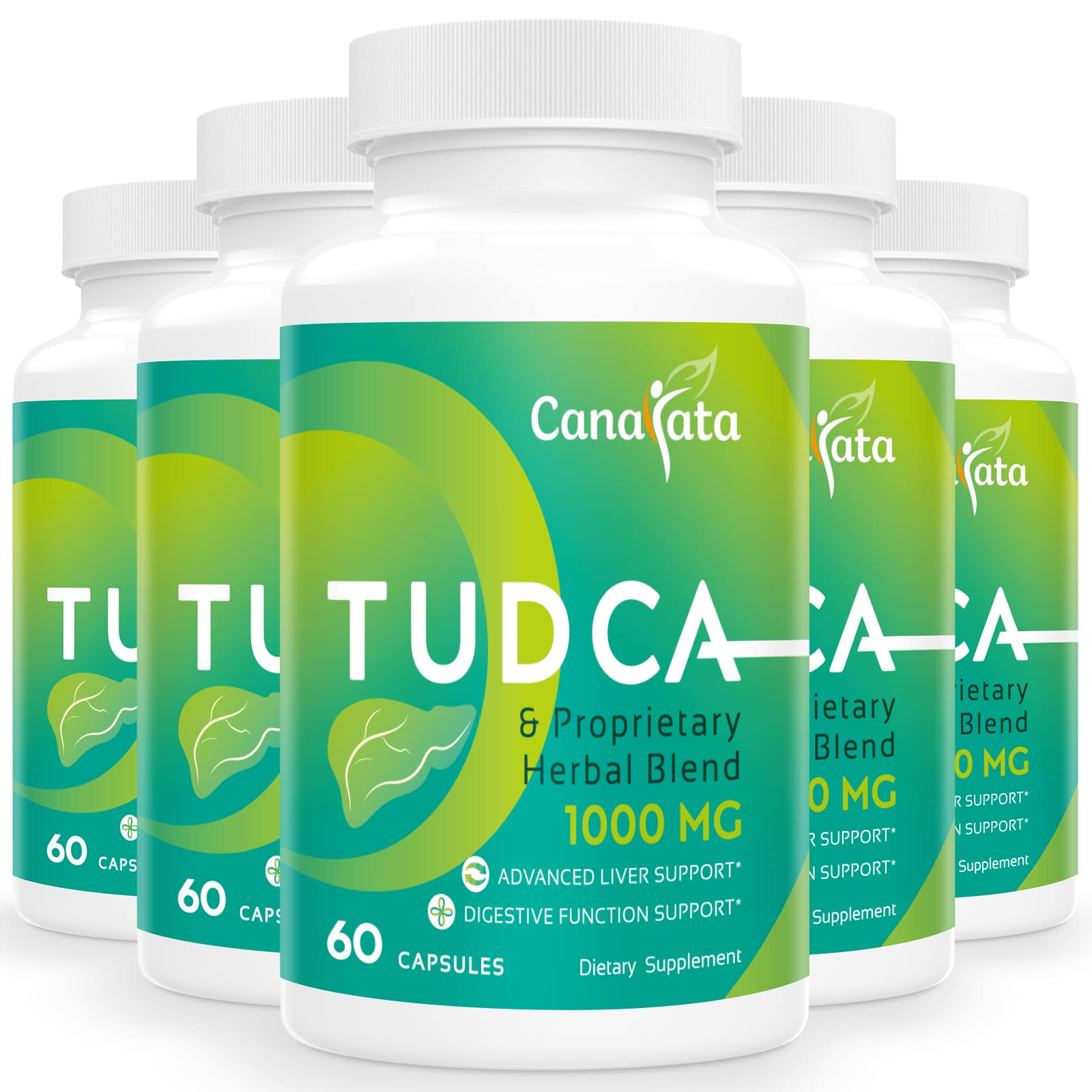 TUDCA Liver Support Supplement 1000mg - 300 Vegan Capsules with Milk Thistle & Bile Salts | Liver Cleanse, Detox & Repair Formula | Supports Liver Health for Alcohol Recovery, Fatty Liver & Digestive Wellness