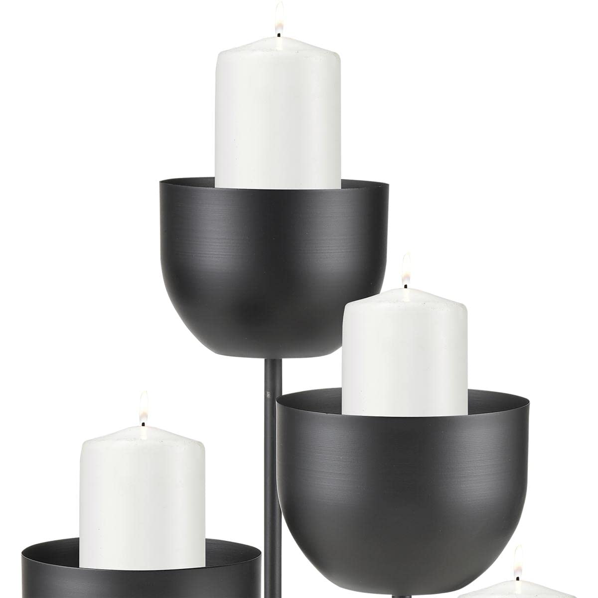 Large 38 x 17 Inch Modern Square Candle Holder - 50610-B - Perfect for Dining Table Centerpiece, Wedding Decor & Home Interior Lighting