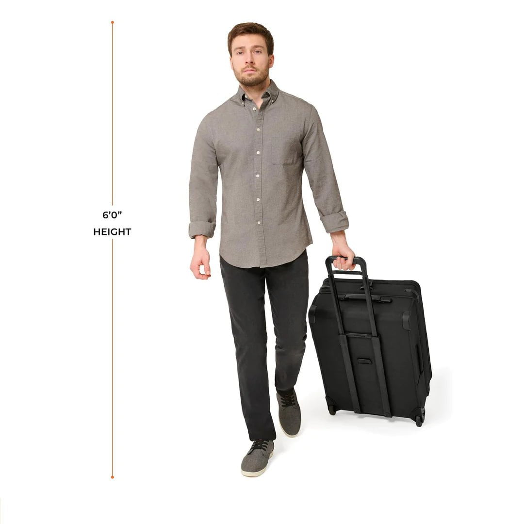 Briggs & Riley Baseline Medium Expandable Upright Luggage - Durable Carry-On Suitcase for Travel with Spinner Wheels - Perfect for Business Trips & Vacations