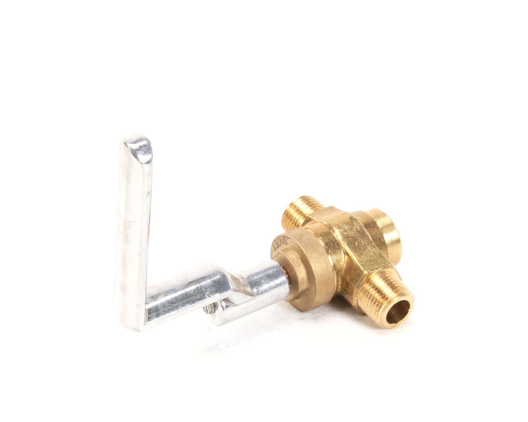 Town Food Service 226104M Brass Gas Valve - High-Quality Replacement Part for Commercial Kitchen Equipment & Restaurant Appliances