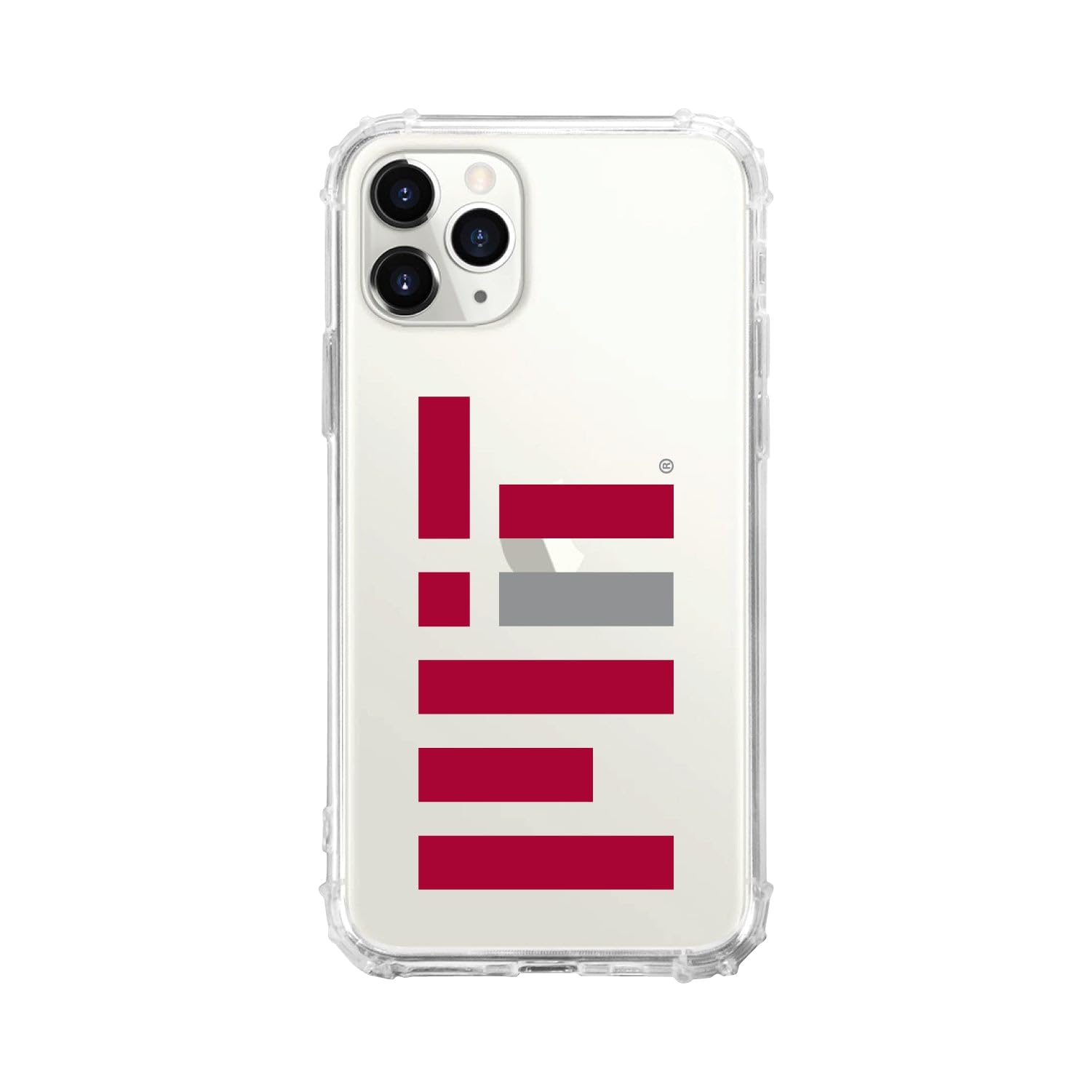 OTM Essentials Rugged Phone Case for iPhone 12 Pro Max - Shockproof Protective Cover with Reinforced Edges in Classic White | Perfect for Outdoor Activities & Daily Use