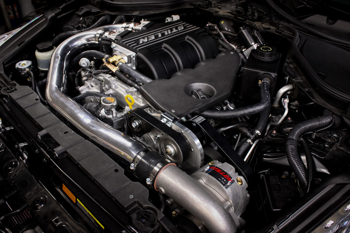 2014-2015 Infiniti Q50 Supercharger Kit - High Performance Tuned System in Satin Finish | Boost Engine Power for Racing & Street Driving