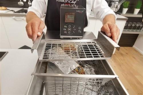 FusionChef Retaining Grid for Large & XL Water Baths – Durable Cooking Rack for Sous Vide, Canning, and Meal Prep – Perfect for Home Chefs and Professional Kitchens