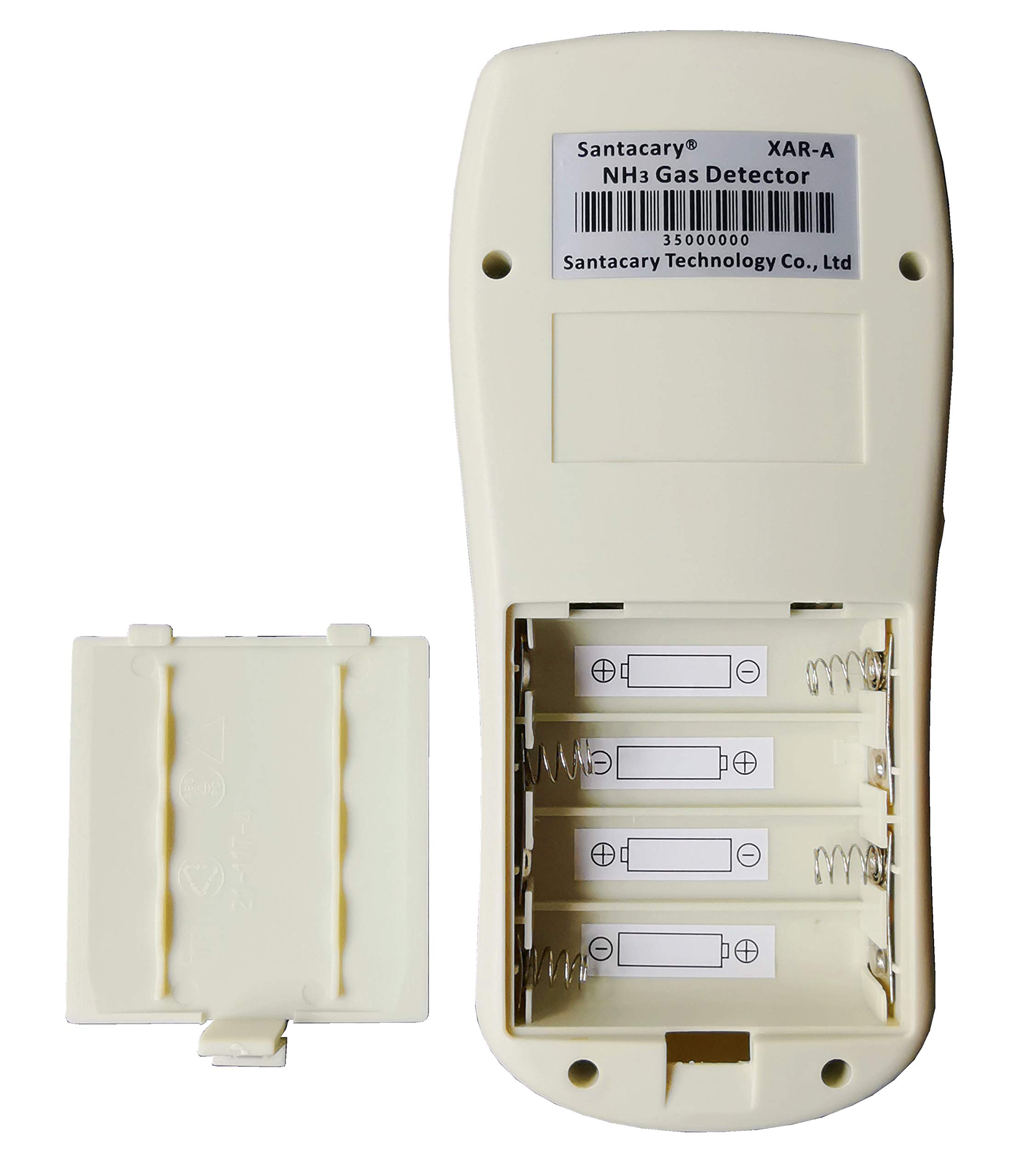 Portable NH3 Gas Detector - Handheld Ammonia Meter Tester with 0-500 PPM Range & Alarm - Ideal for Industrial Safety, Agriculture, and Food Storage Monitoring