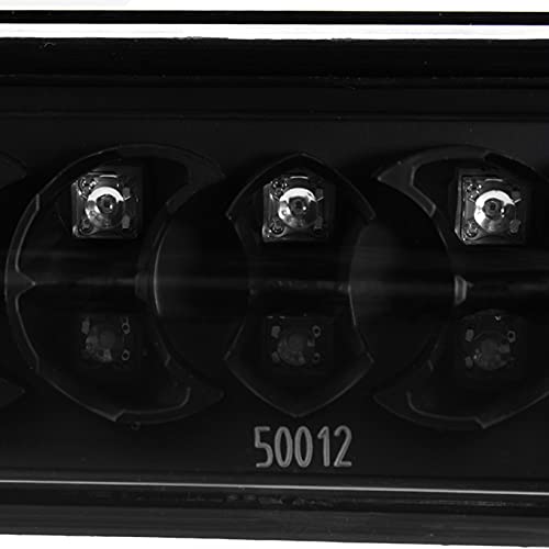 AKKON Black Bezel LED Tail Lights + LED 3rd Brake Light for 2002-2006 Dodge Ram 1500/2500/3500 - Durable Replacement with Bright LED Lights for Enhanced Safety & Style | Perfect for Off-Roading, Truck Upgrades & Night Driving