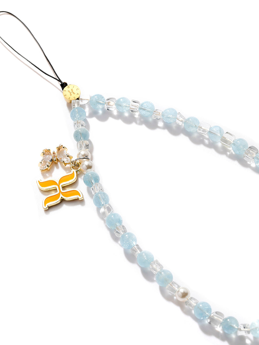 Aeroides Phone Charm Light Azure - Cute Phone Accessory for iPhone & Android - Perfect for Gifts, Parties & Everyday Use