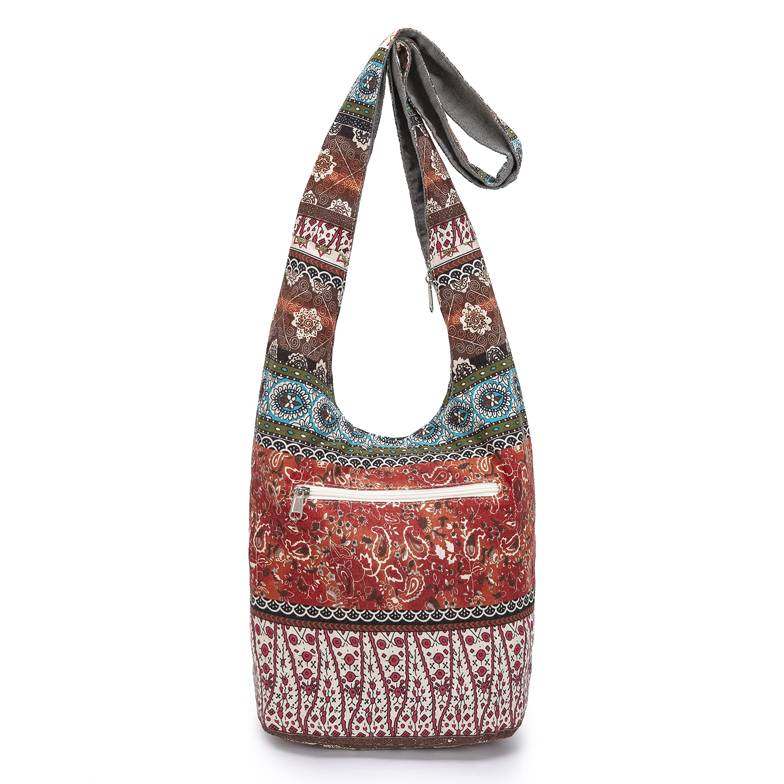 Stylish Women's Canvas Shoulder Handbags - Bohemian Animal Print Crossbody Bags for Hippie Fashion | Perfect for Travel, Shopping & Casual Outings
