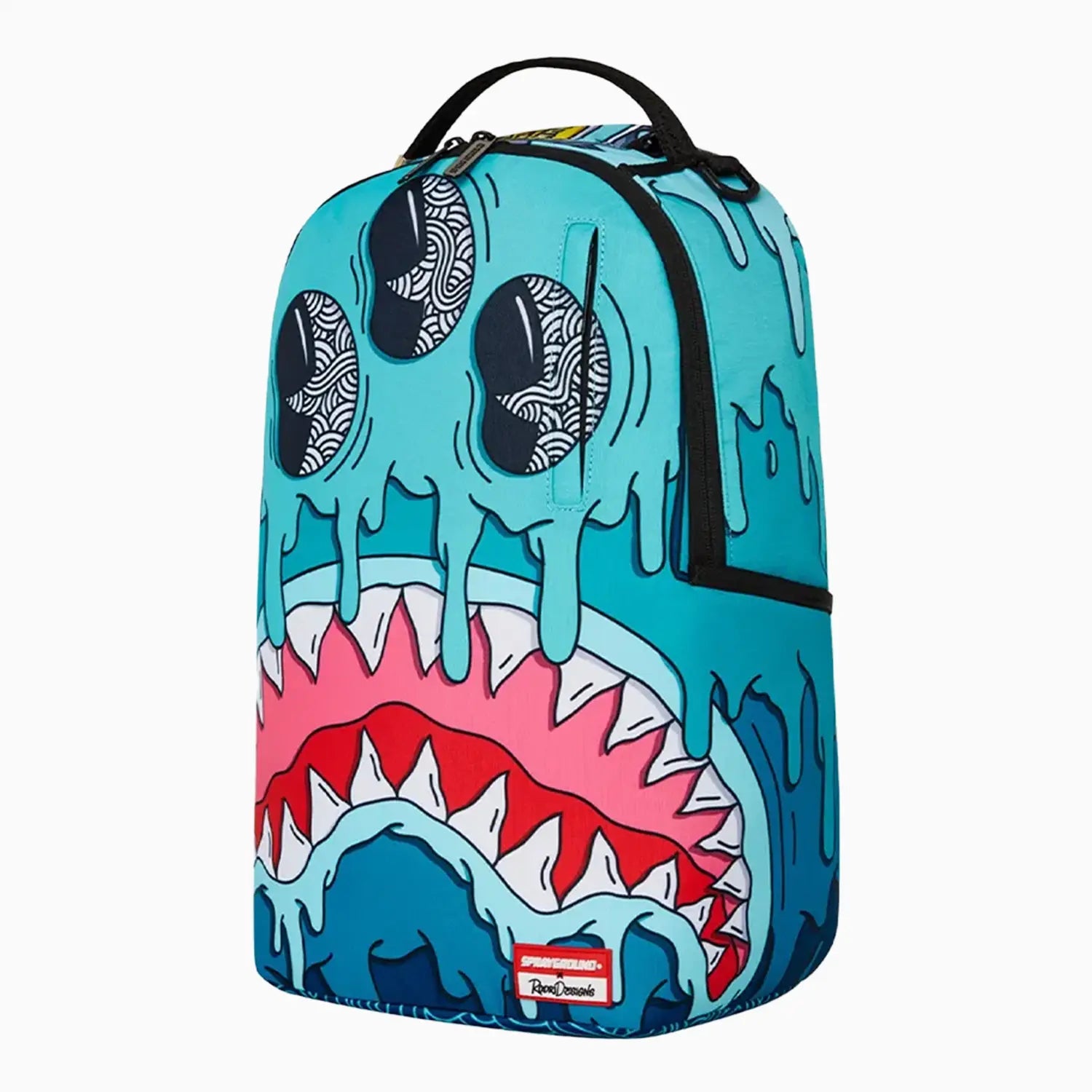 Jorge Rodriguez Blue Dripz Backpack - Waterproof Travel Backpack for Men & Women, Durable Laptop Backpack with USB Charging Port - Perfect for School, Work, Hiking & Outdoor Adventures