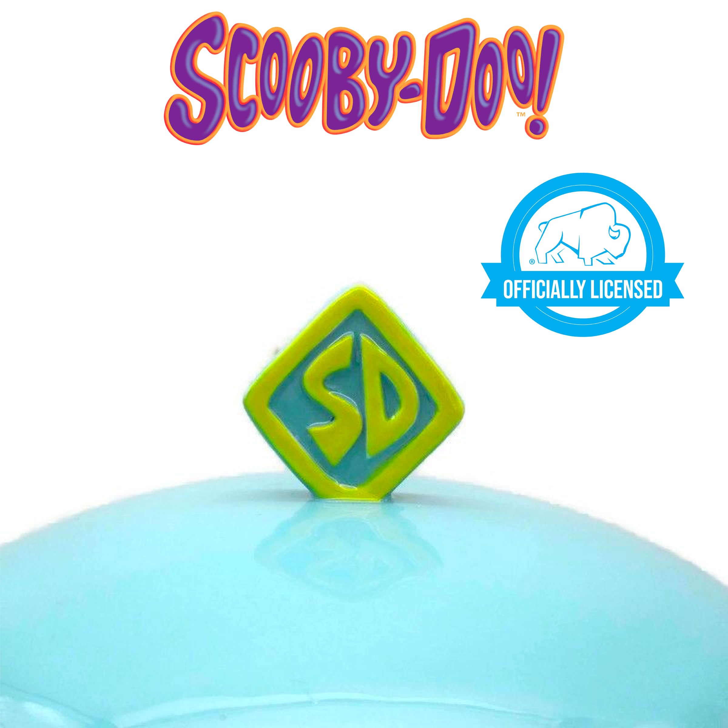 Scooby Doo Scooby Snacks Ceramic Cookie Jar - Large 16oz Snack Storage Container for Cookies, Candy, Treats - Perfect for Kitchens, Parties, Gifts & Collectibles