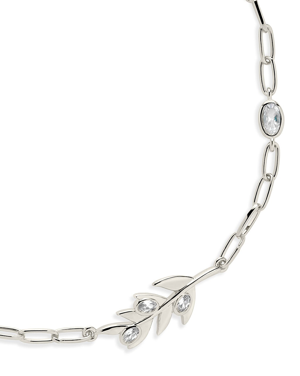 CZ Leaf & Chain Bracelet for Women - Elegant Sterling Silver Jewelry Gift for Birthday, Anniversary, Valentine's Day | Perfect for Everyday Wear, Office & Special Occasions