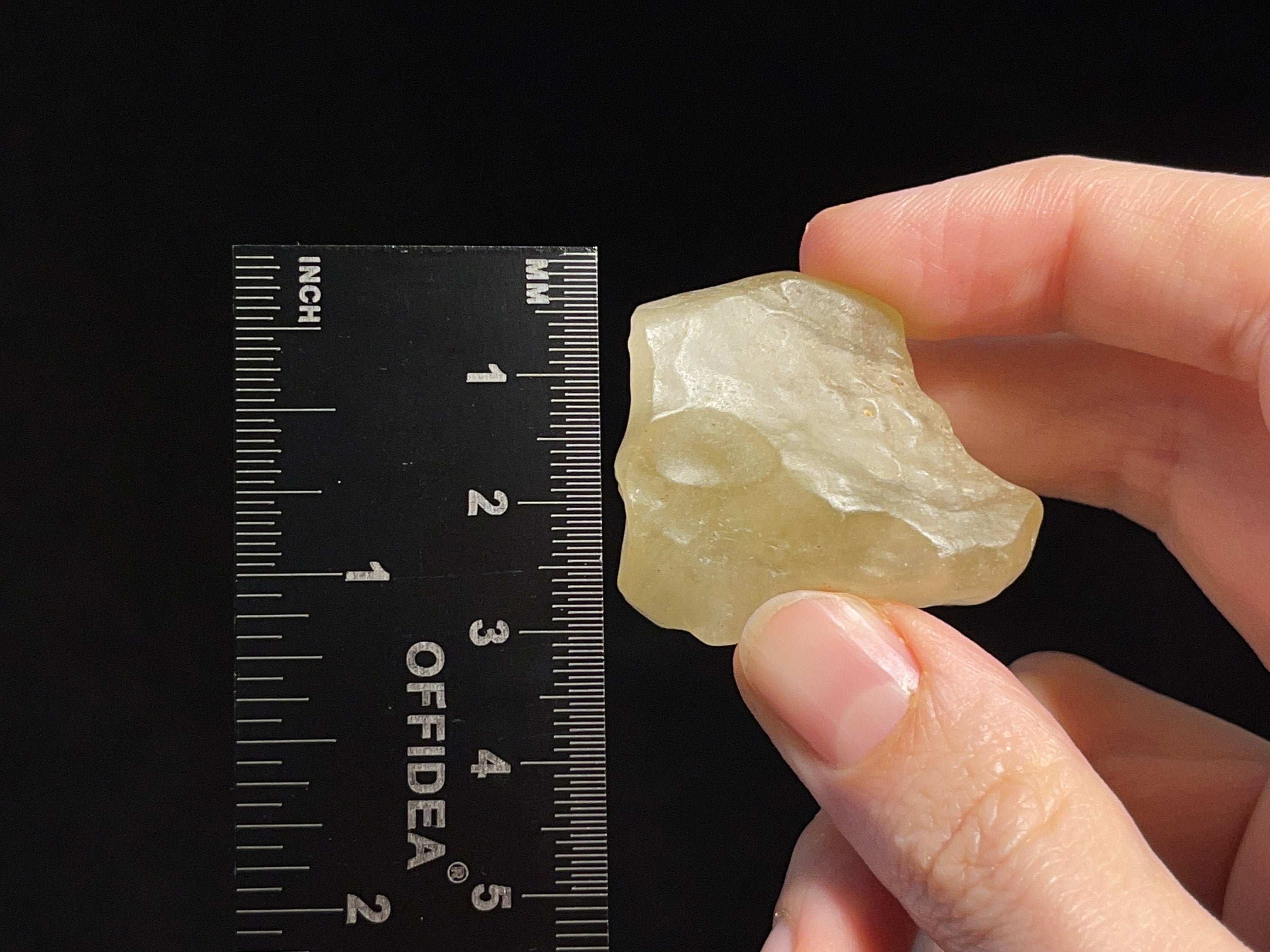Premium Libyan Desert Glass Raw Crystal - Rare 2A Grade 24.3g - Natural Healing Stones for Meditation & Energy Work - Metaphysical Crystal Collection for Spiritual Growth & Chakra Balancing