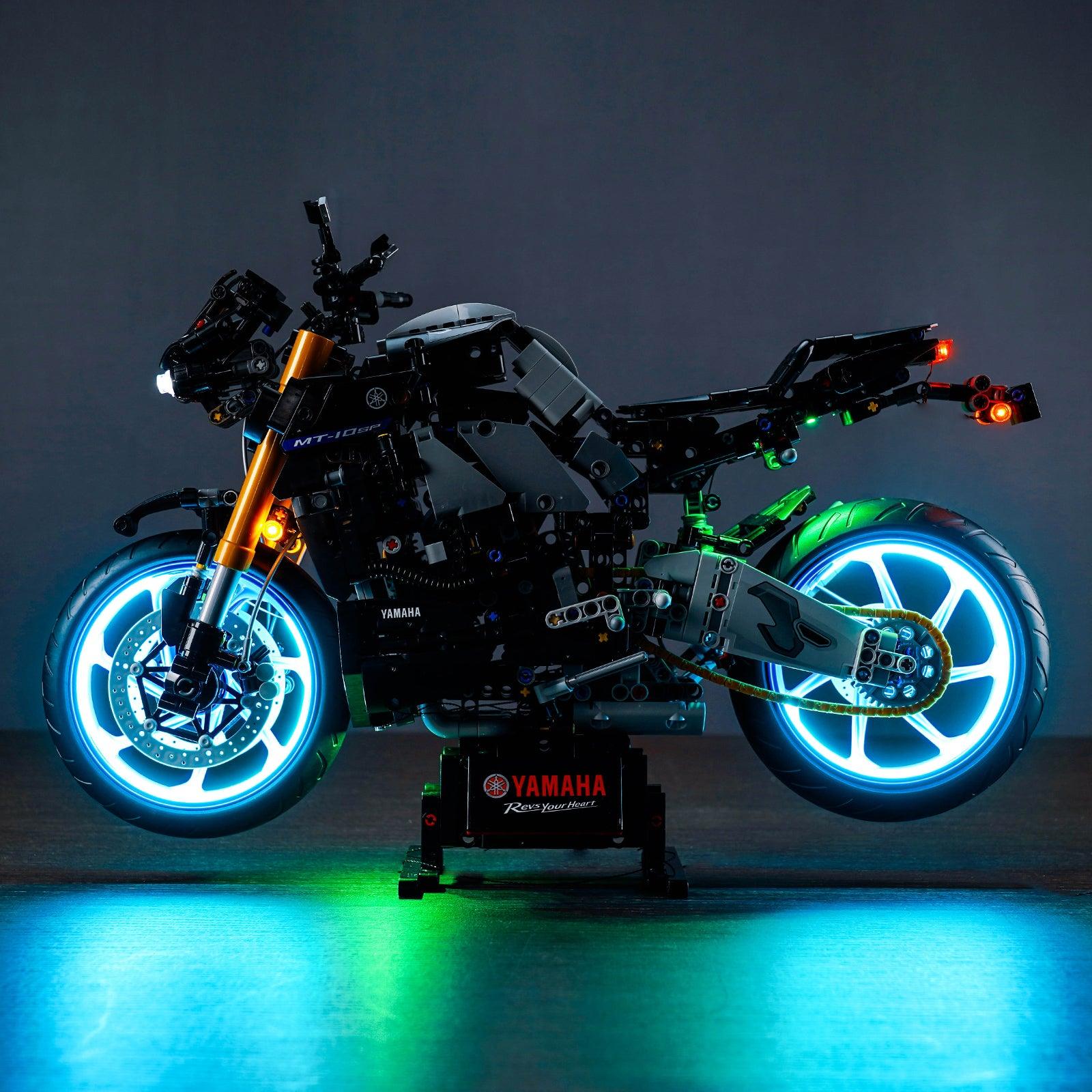 LEGO Yamaha MT-10 SP 42159 LED Lighting Kit - Enhance Your Motorcycle Model with Bright LED Lights for Night Display & Showcase