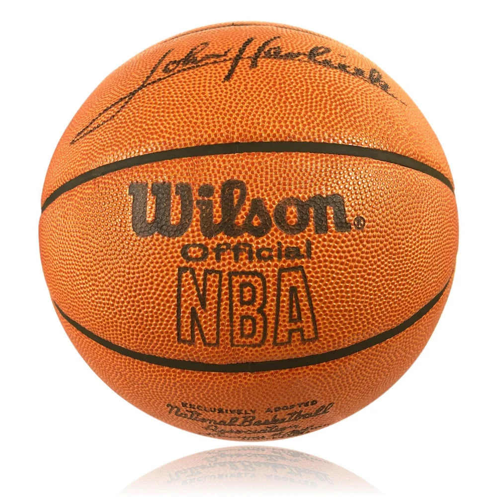 Authentic John Havlicek Autographed Boston Celtics Vintage Basketball with COA - Perfect for NBA Memorabilia Collectors & Sports Fans Display