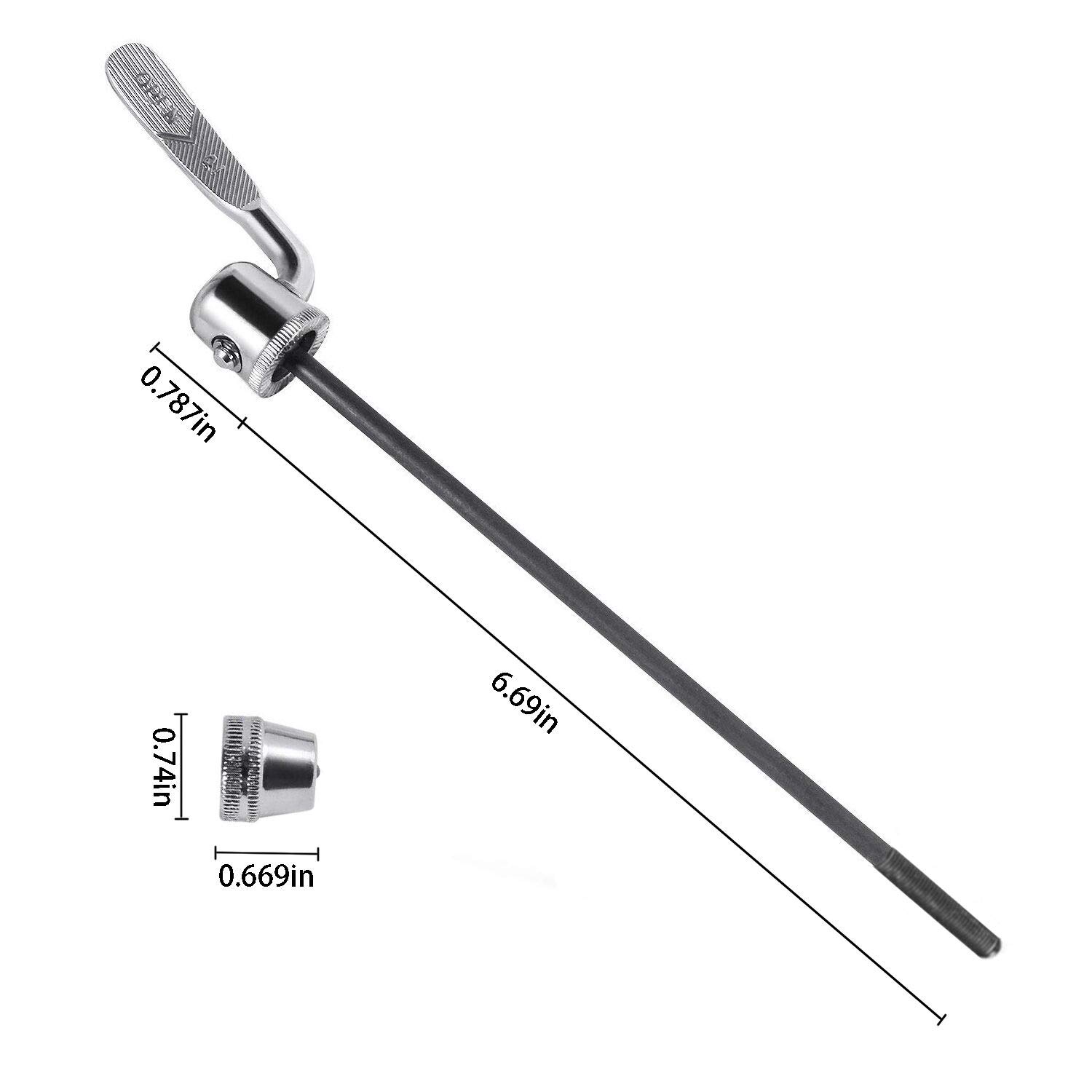 Quick Release Rear Wheel Skewer for Bicycle Trainer - Durable Bike Wheel Skewers for Indoor Cycling & Rear Wheel Tire Replacement - Perfect for Spin Bikes, Exercise Bikes & Home Workouts
